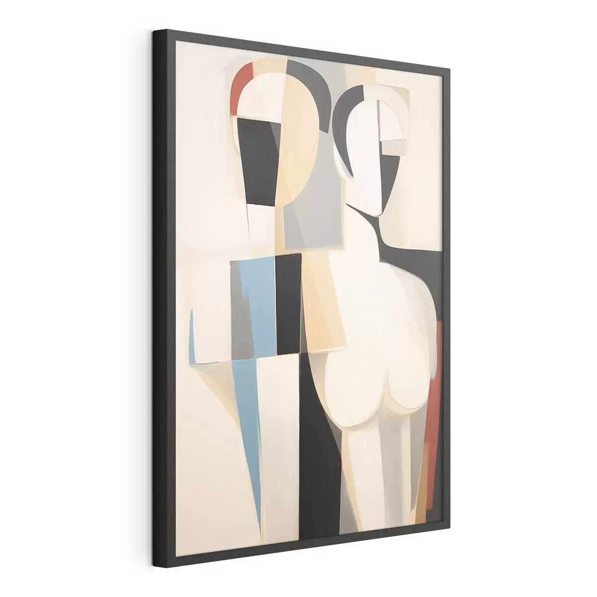 Poster Abstraktes Porträt eines Paares f45123