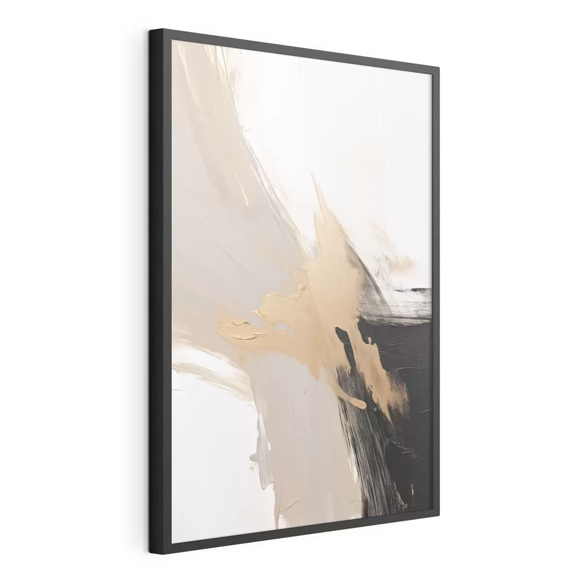 Poster Dynamische Abstraktion Nachahmung von Pinselstrichen f45126