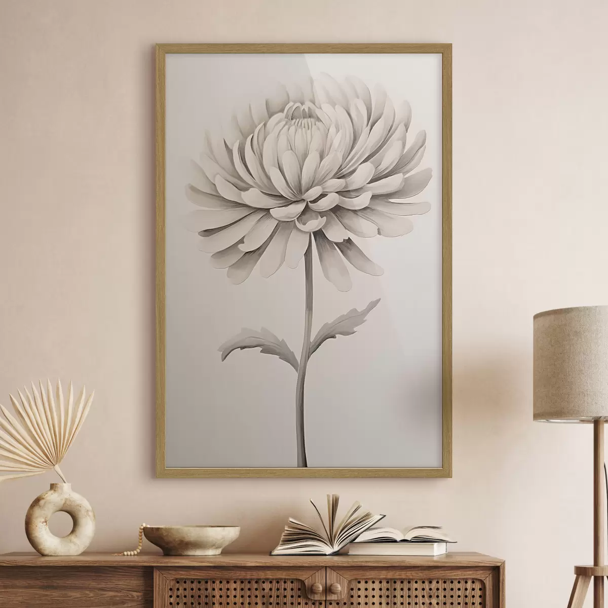 Poster Große Blume f45141