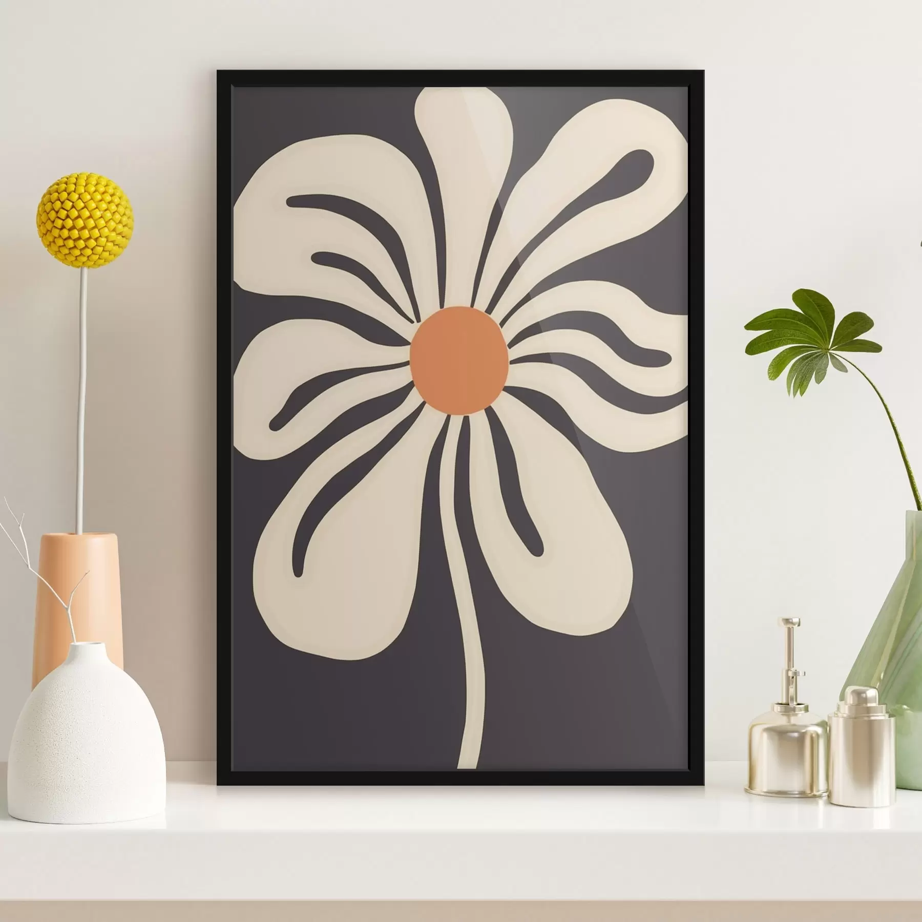 Fototapete Stilisierte Blume f45150