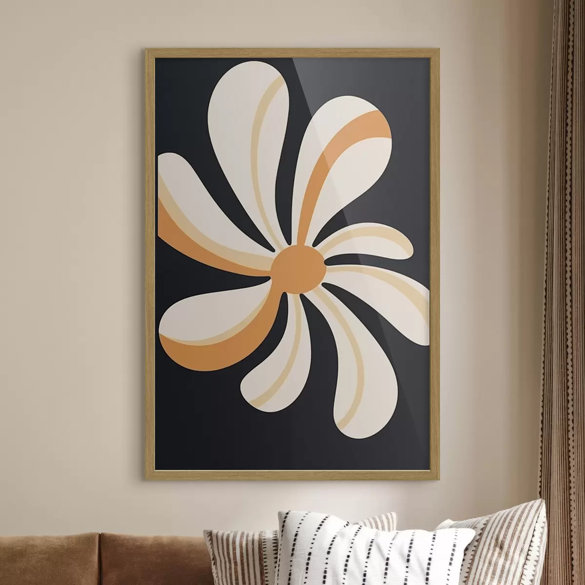 Poster Stilisierte Blume f45151
