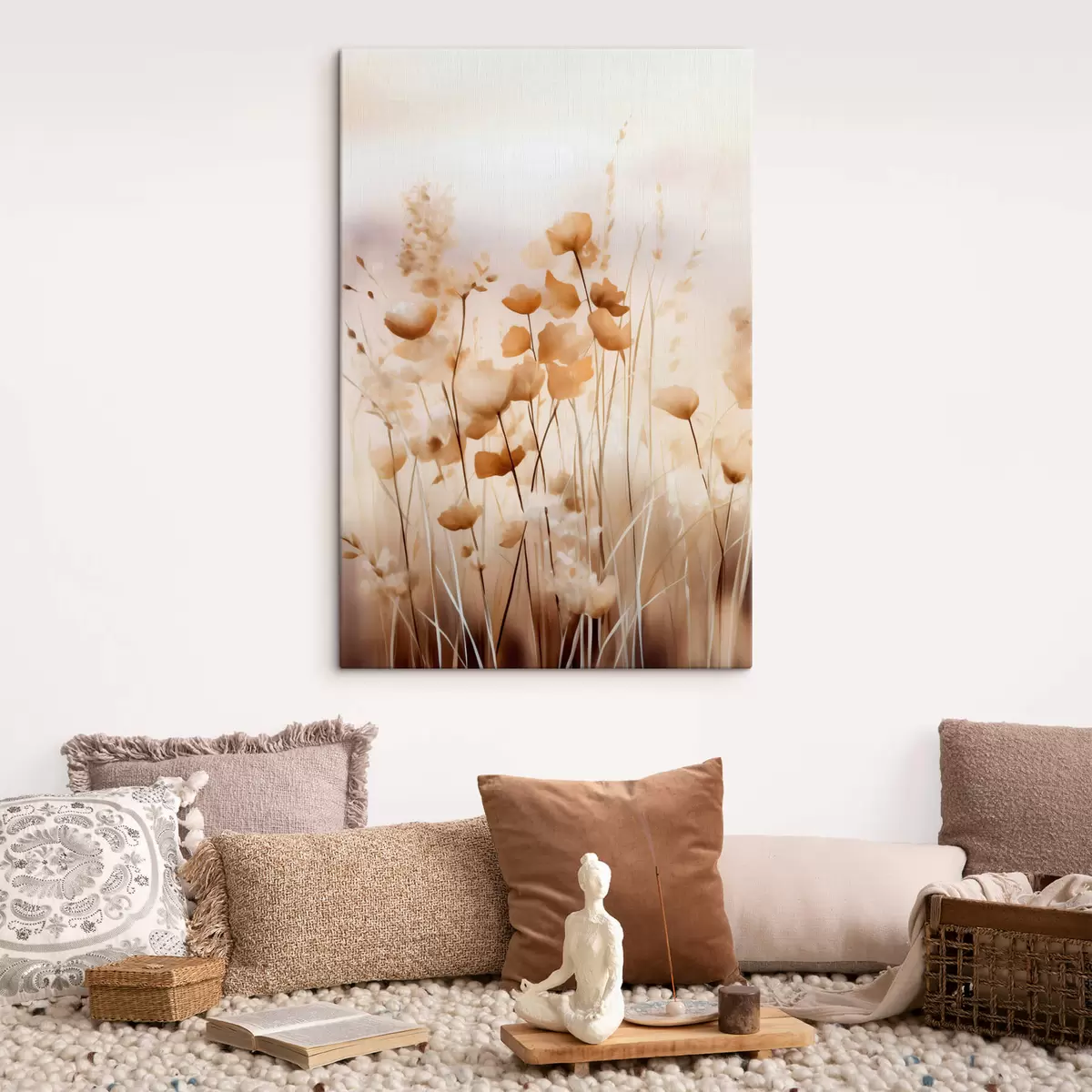 Fototapete Abstrakte Wildblumen s44413