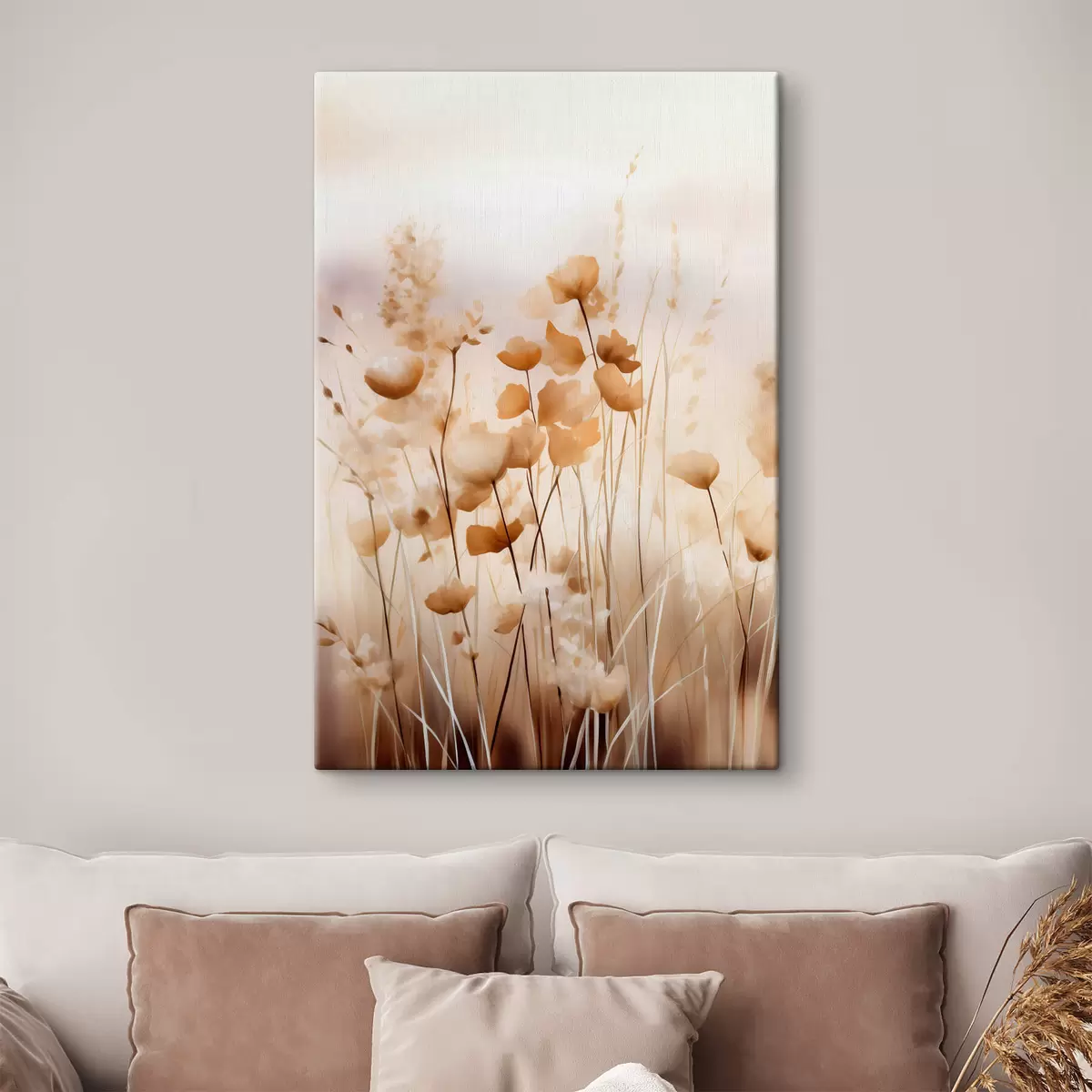 Fototapete Abstrakte Wildblumen s44413