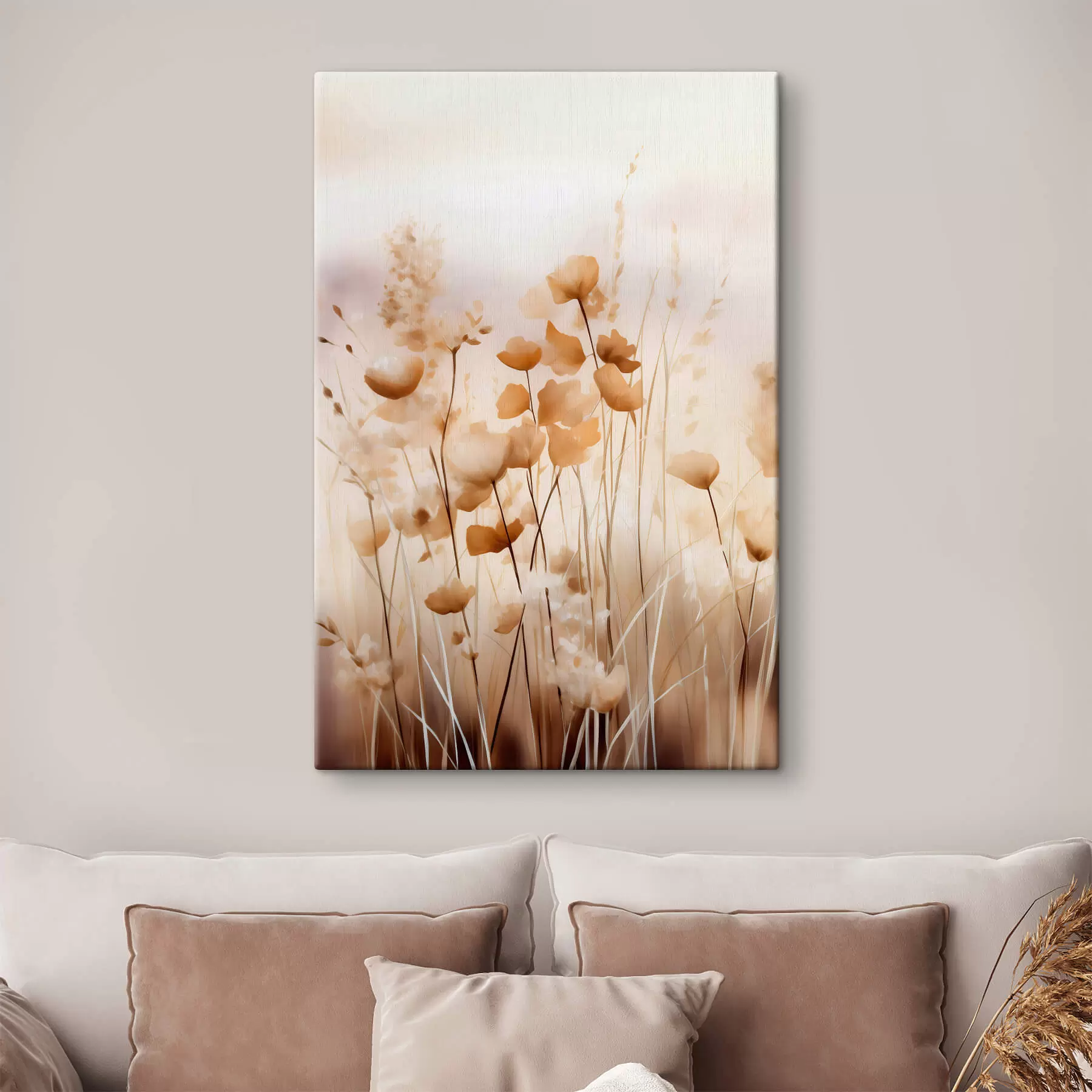 Fototapete Abstrakte Wildblumen s44413