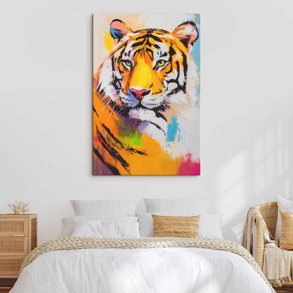Fototapete Porträt eines Tigers s45069