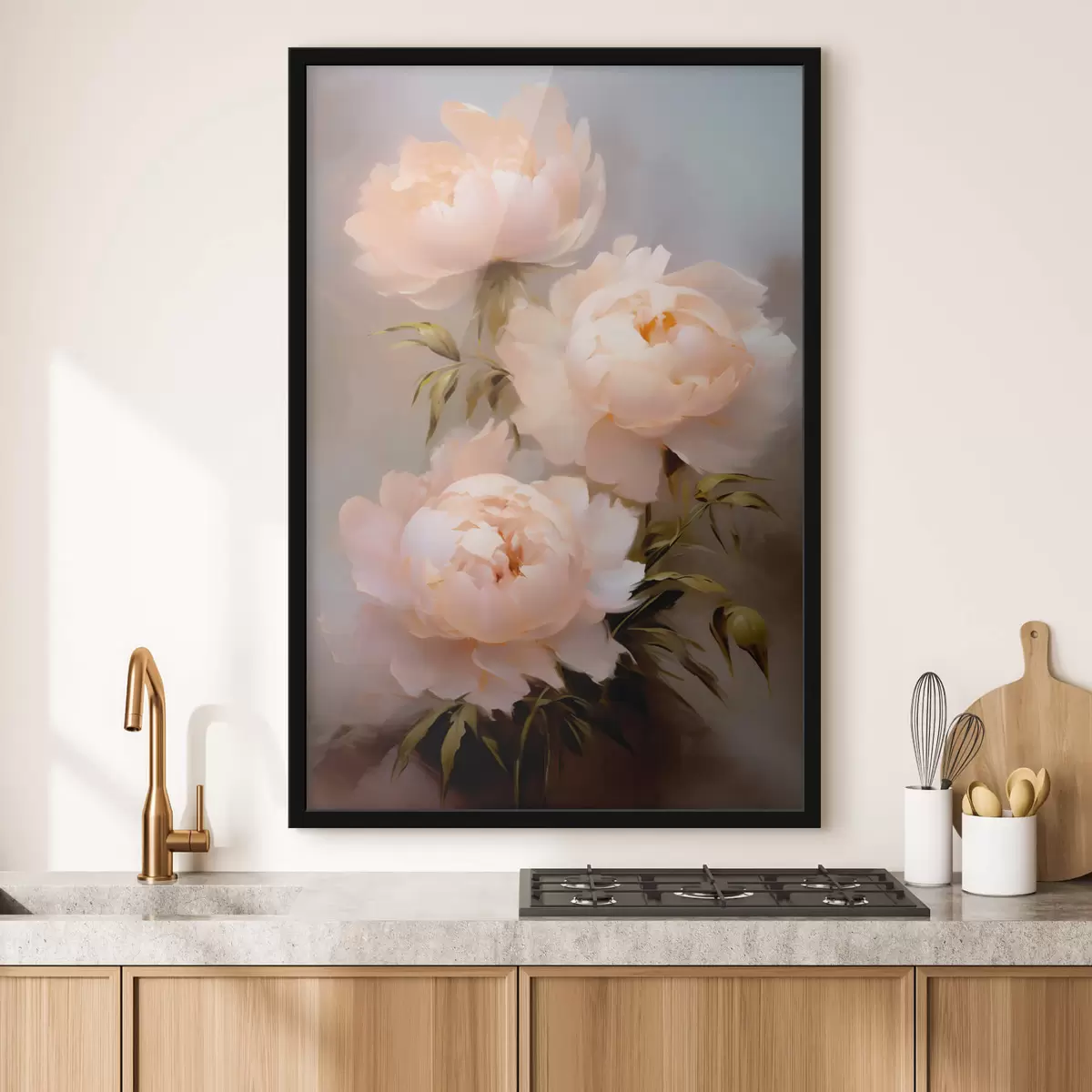 Poster Ein Strauß Pfingstrosen f44414