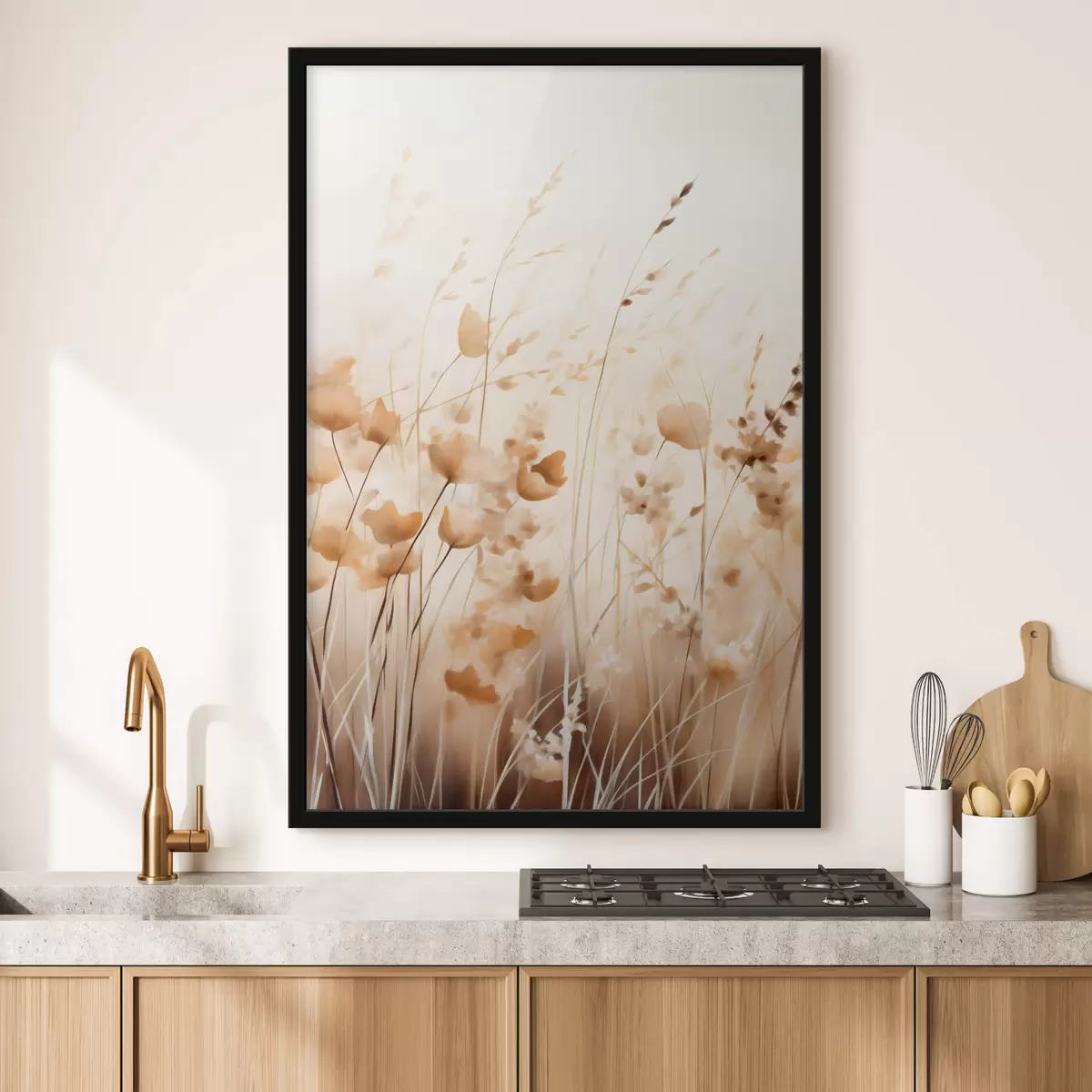Poster Abstrakte Wildblumen f45063
