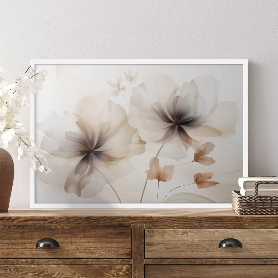 Fototapete Abstrakte Blumen f45065