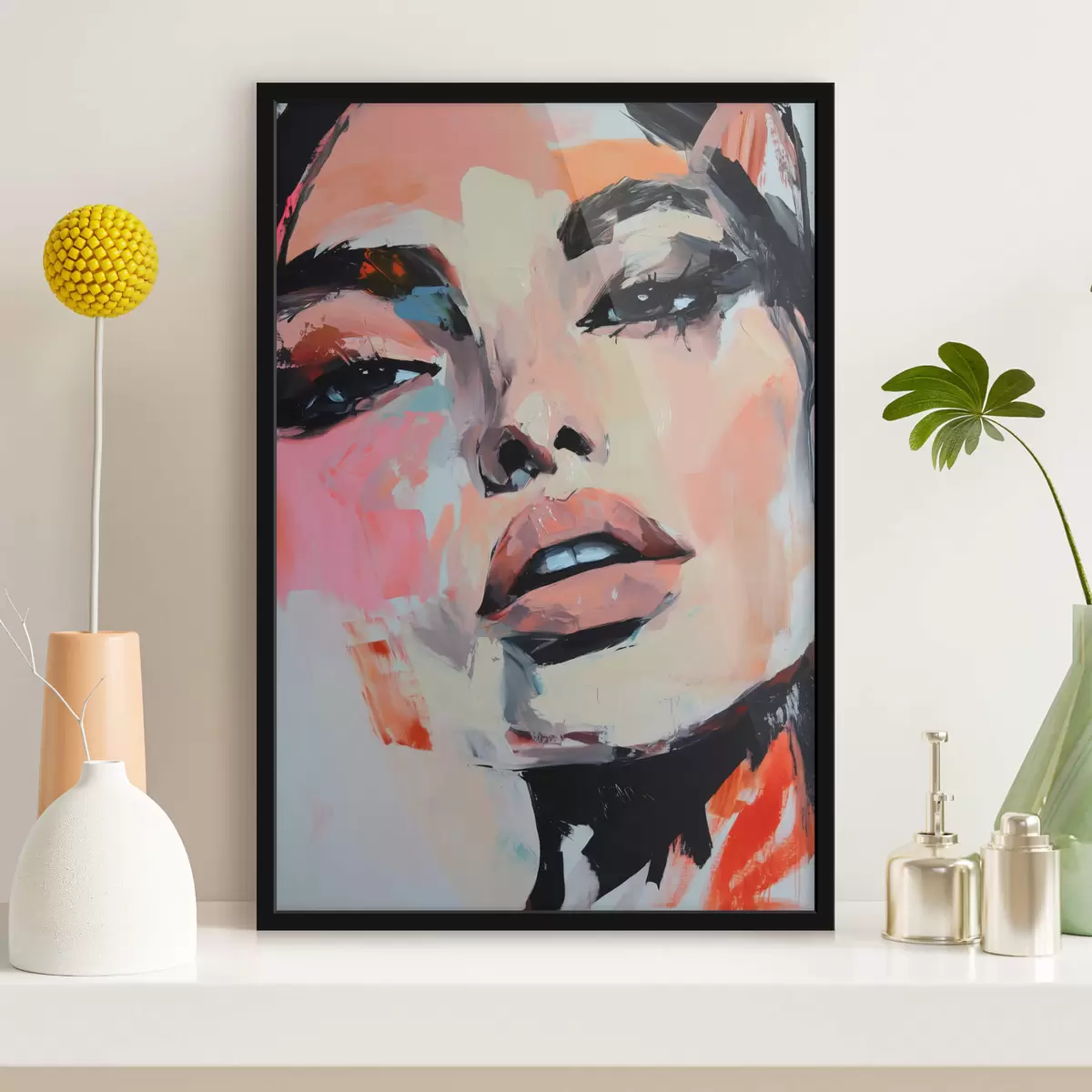 Poster Porträt einer Frau f45136