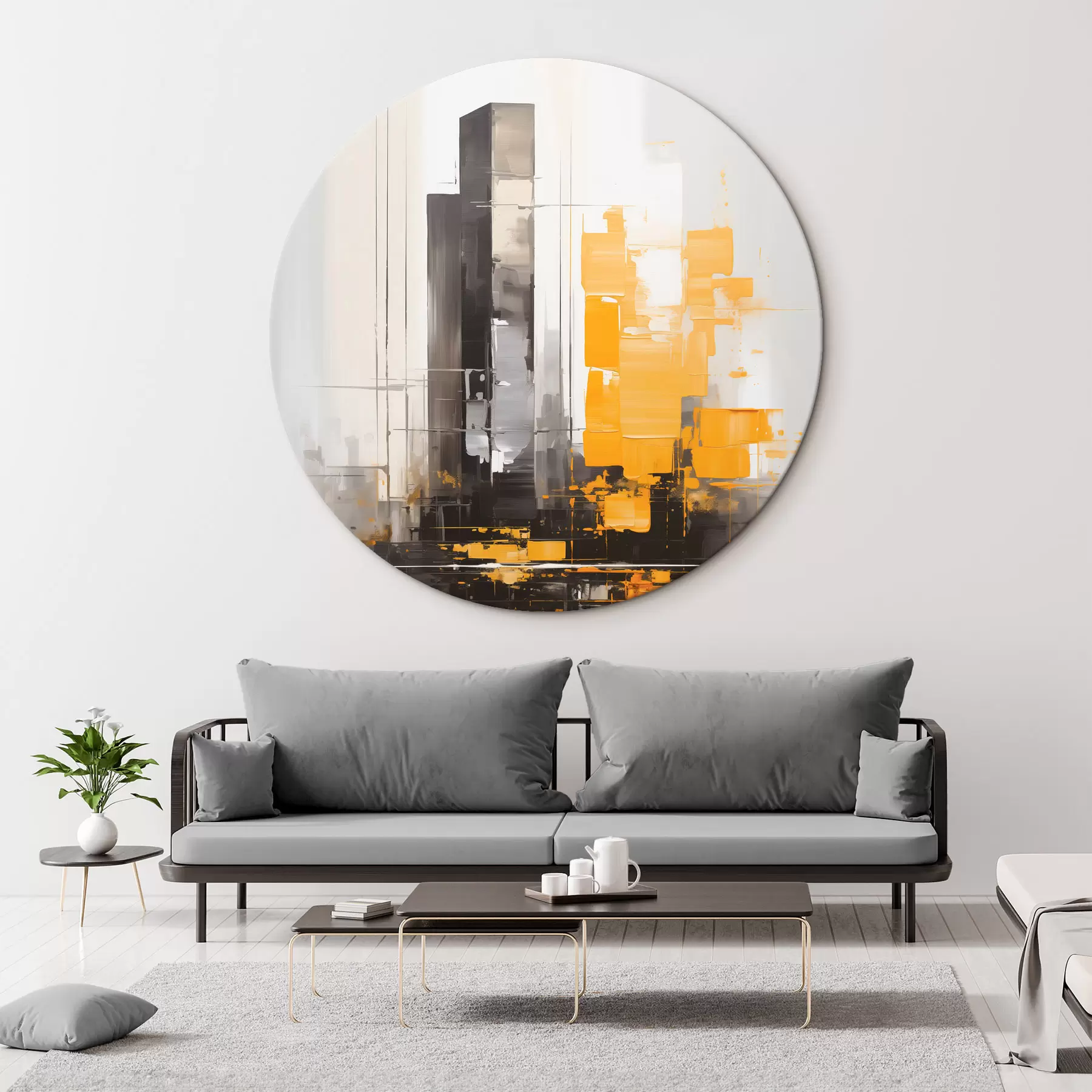Fototapete Abstraktion mit Wolkenkratzern r45162