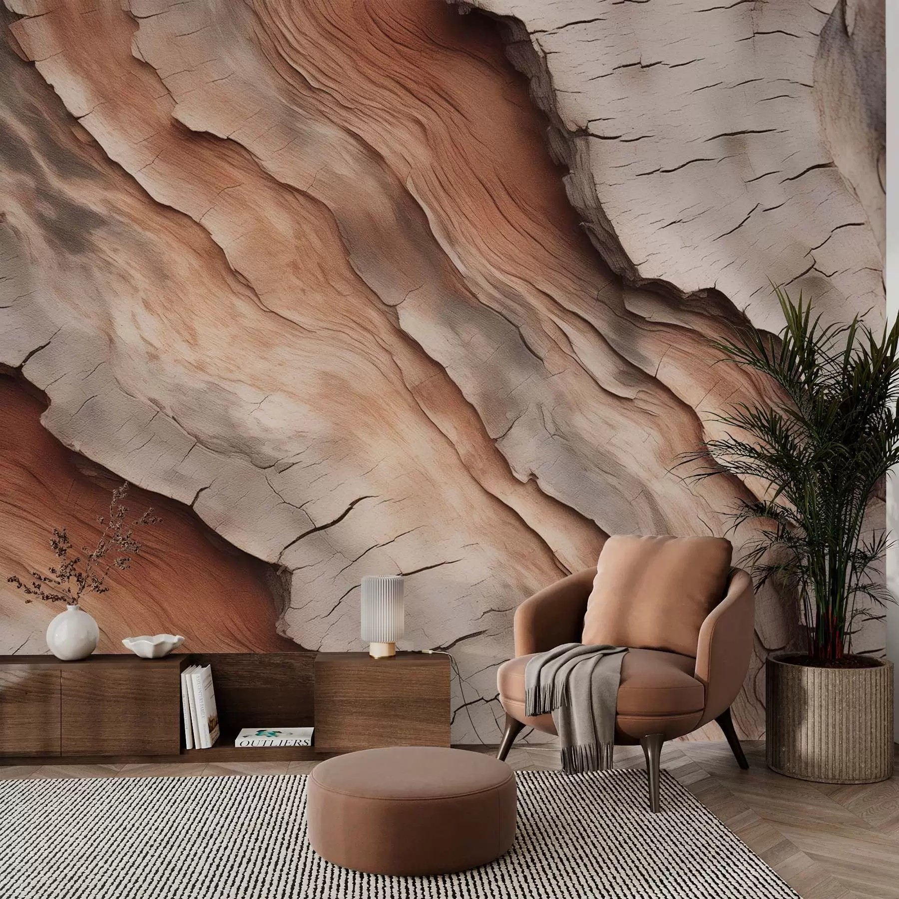 Fototapete Baumrinde w04299