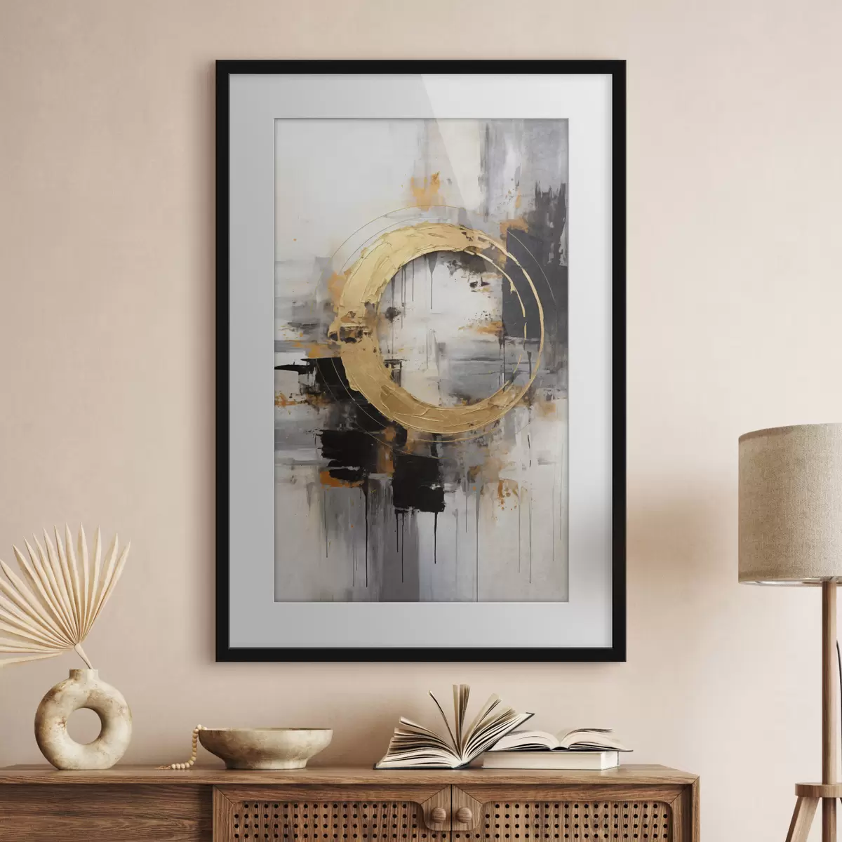 Poster Kreise und Sanftheit f45186