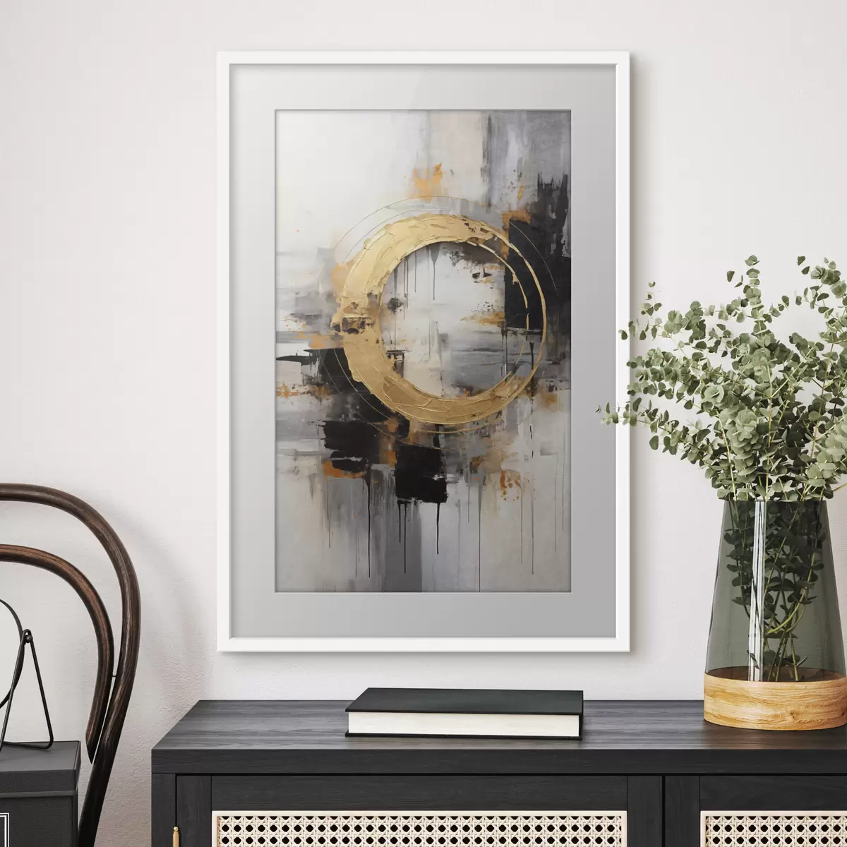 Poster Kreise und Sanftheit f45186