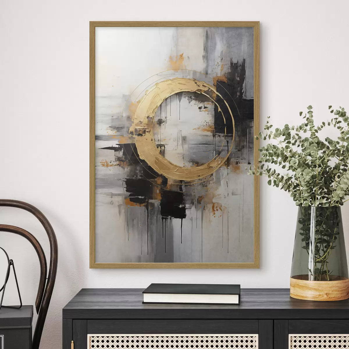 Poster Kreise und Sanftheit f45186