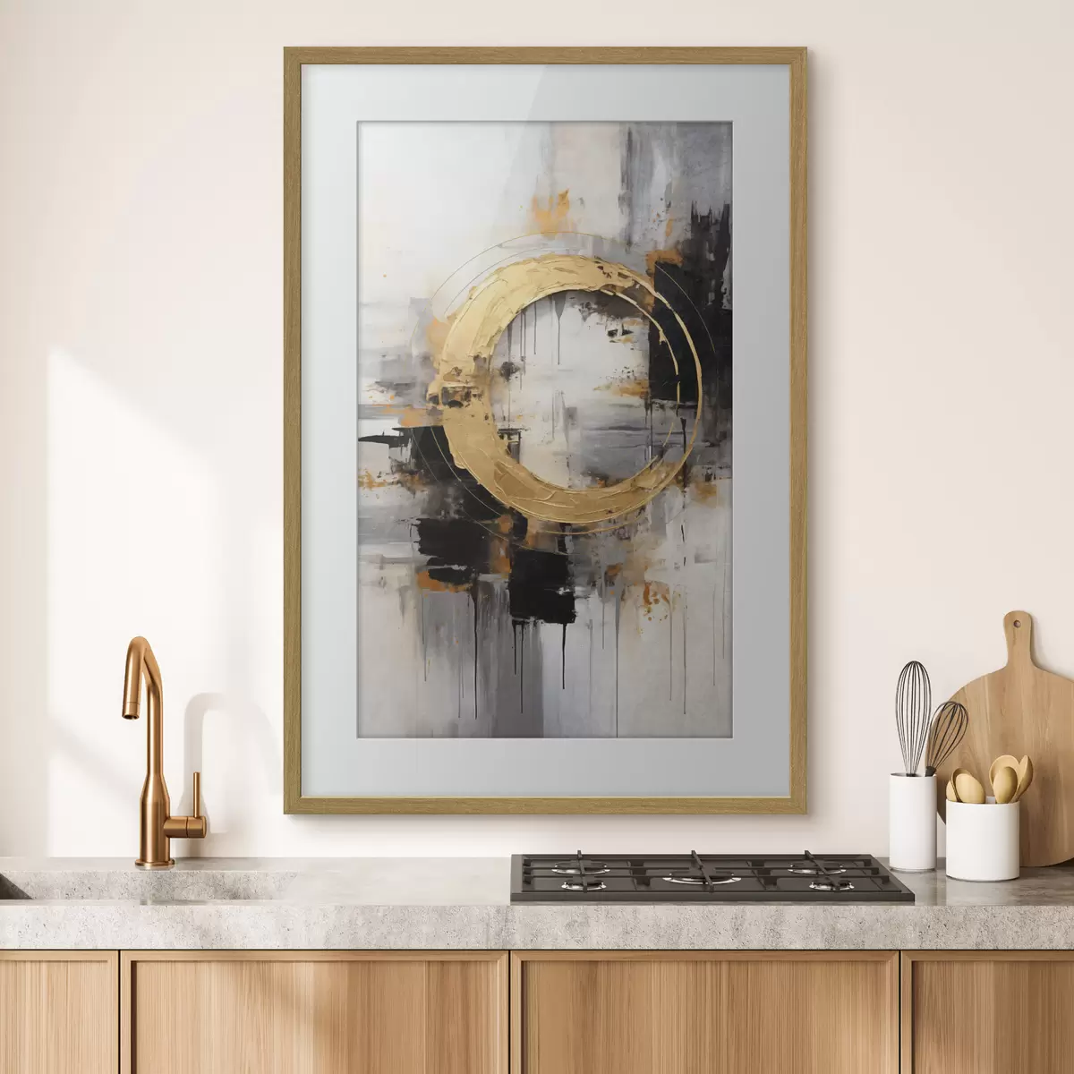Poster Kreise und Sanftheit f45186