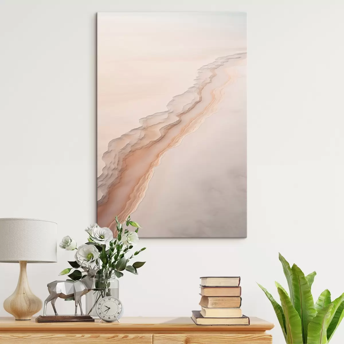 Fototapete Minimalistische Wüstenlandschaft s45205