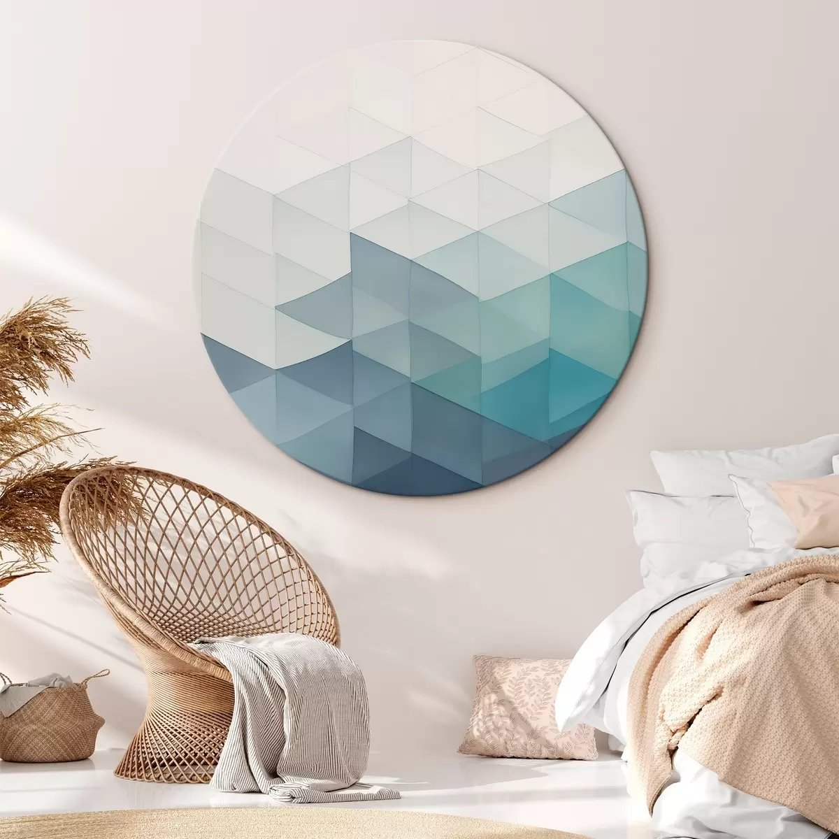 Runde Wandbilder Moderne geometrische Abstraktion r45214
