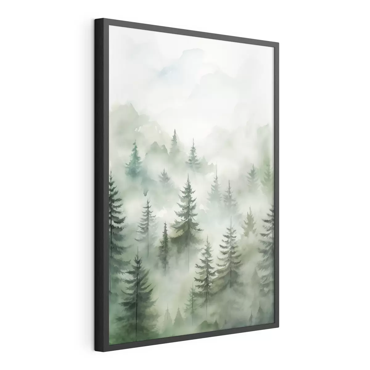 Poster Wald im Nebel f45207