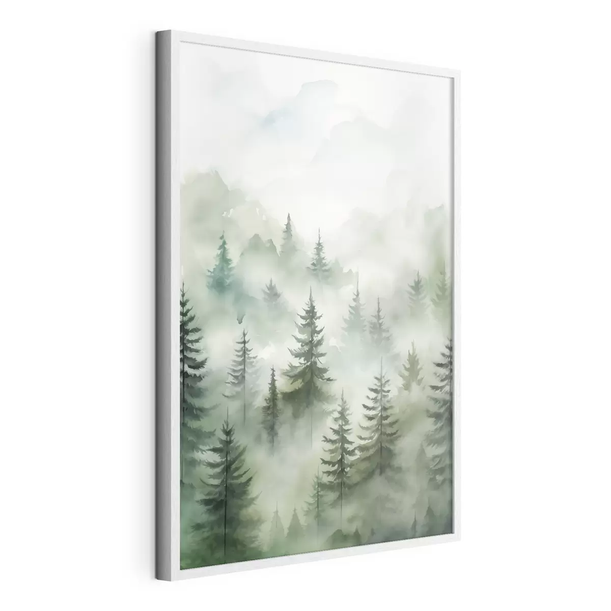 Poster Wald im Nebel f45207