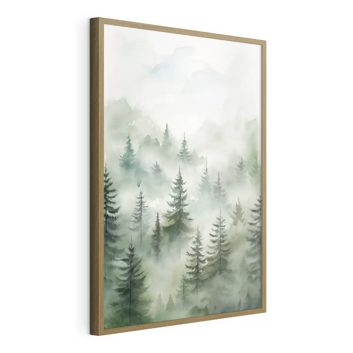 Poster Wald im Nebel f45207