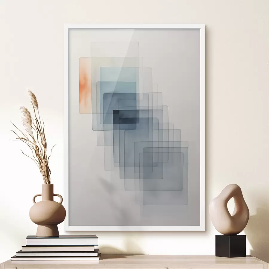 Fototapete Minimalistische geometrische Abstraktion f45213