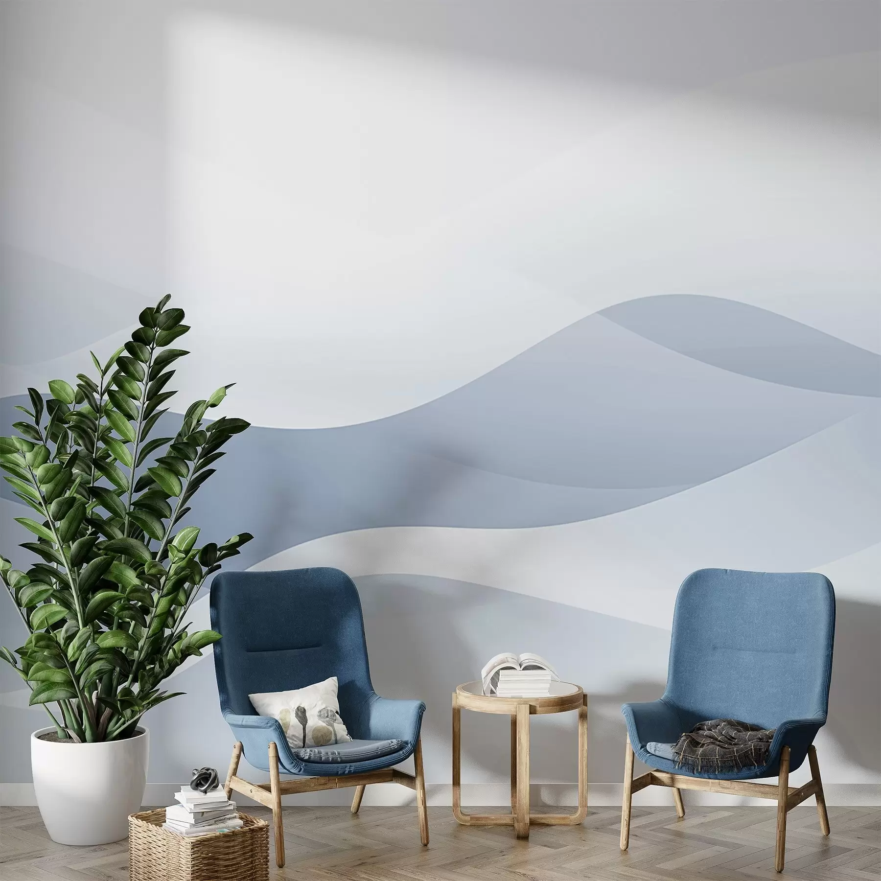 Fototapete Abstrakte Wellen w04288