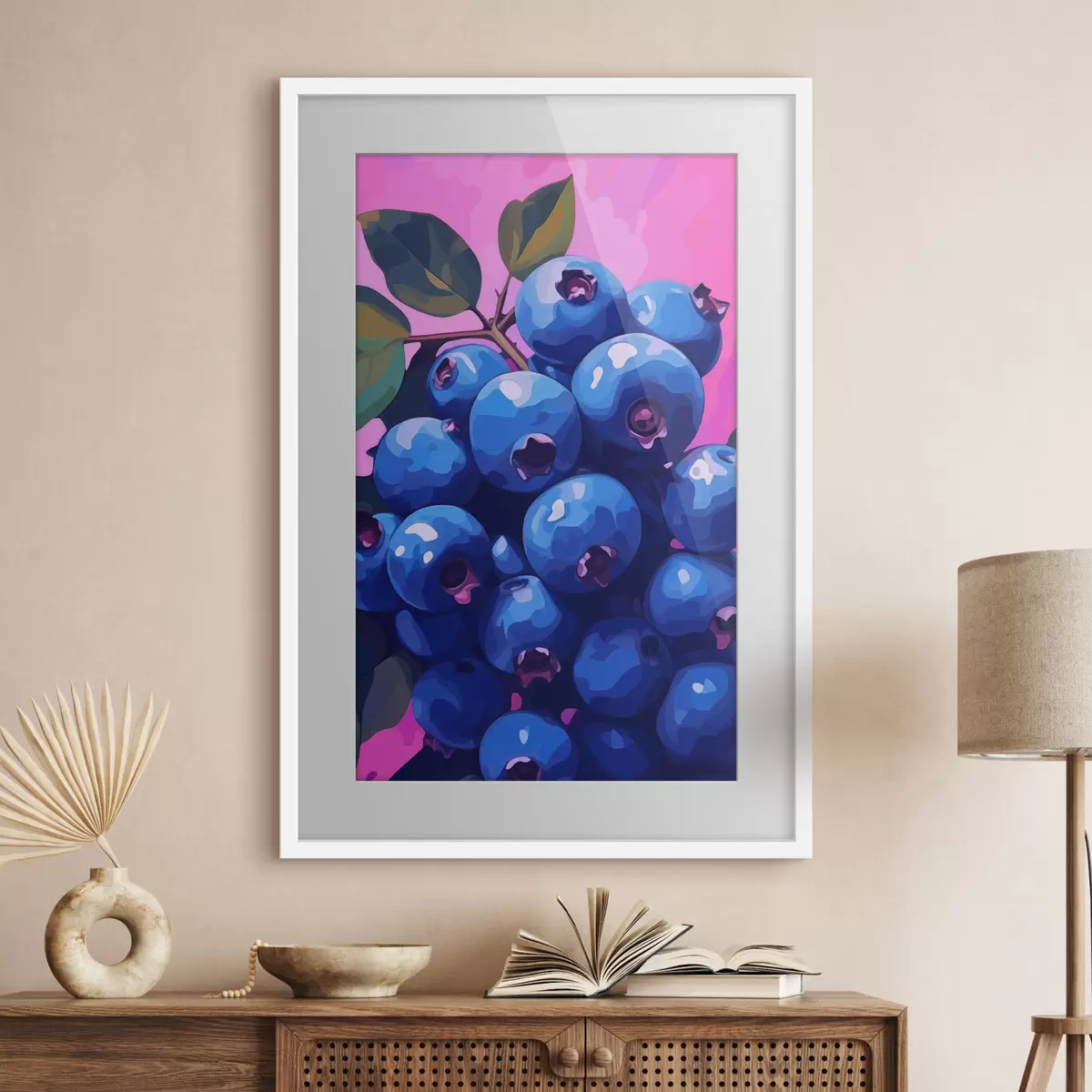 Poster Saftige Heidelbeeren f45224