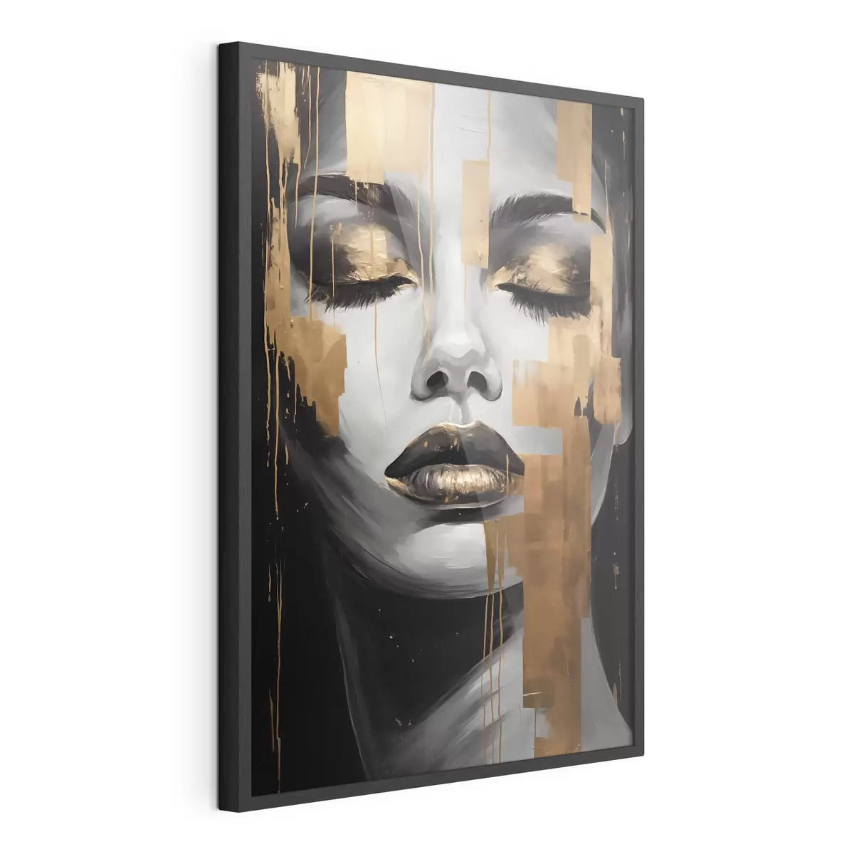 Poster Grafisches Gesicht f45226