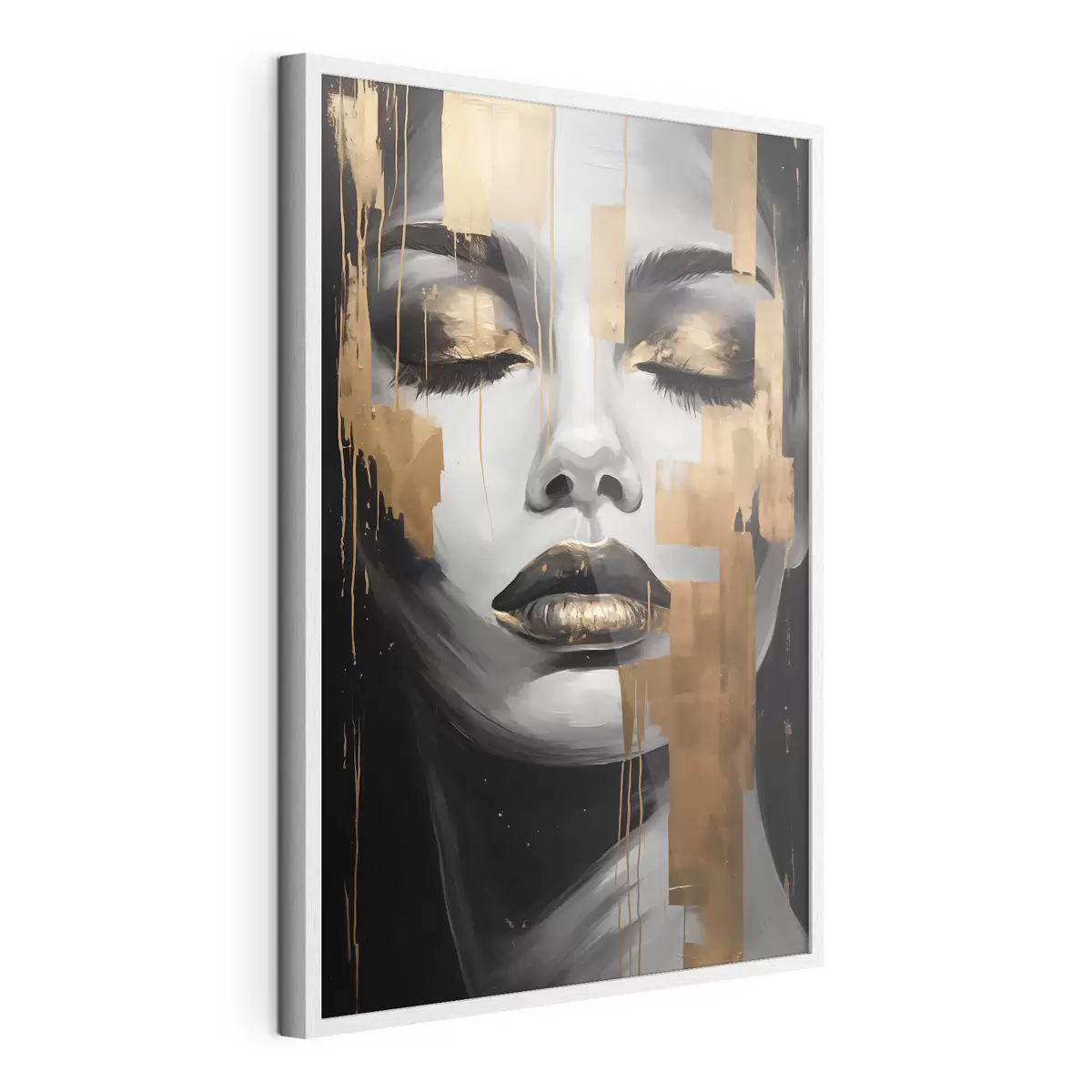 Poster Grafisches Gesicht f45226
