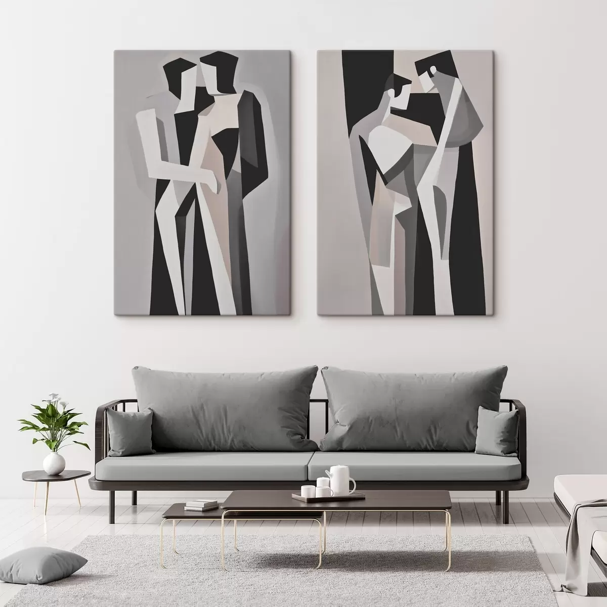 Fototapete Abstrakte geometrische Paare m00517