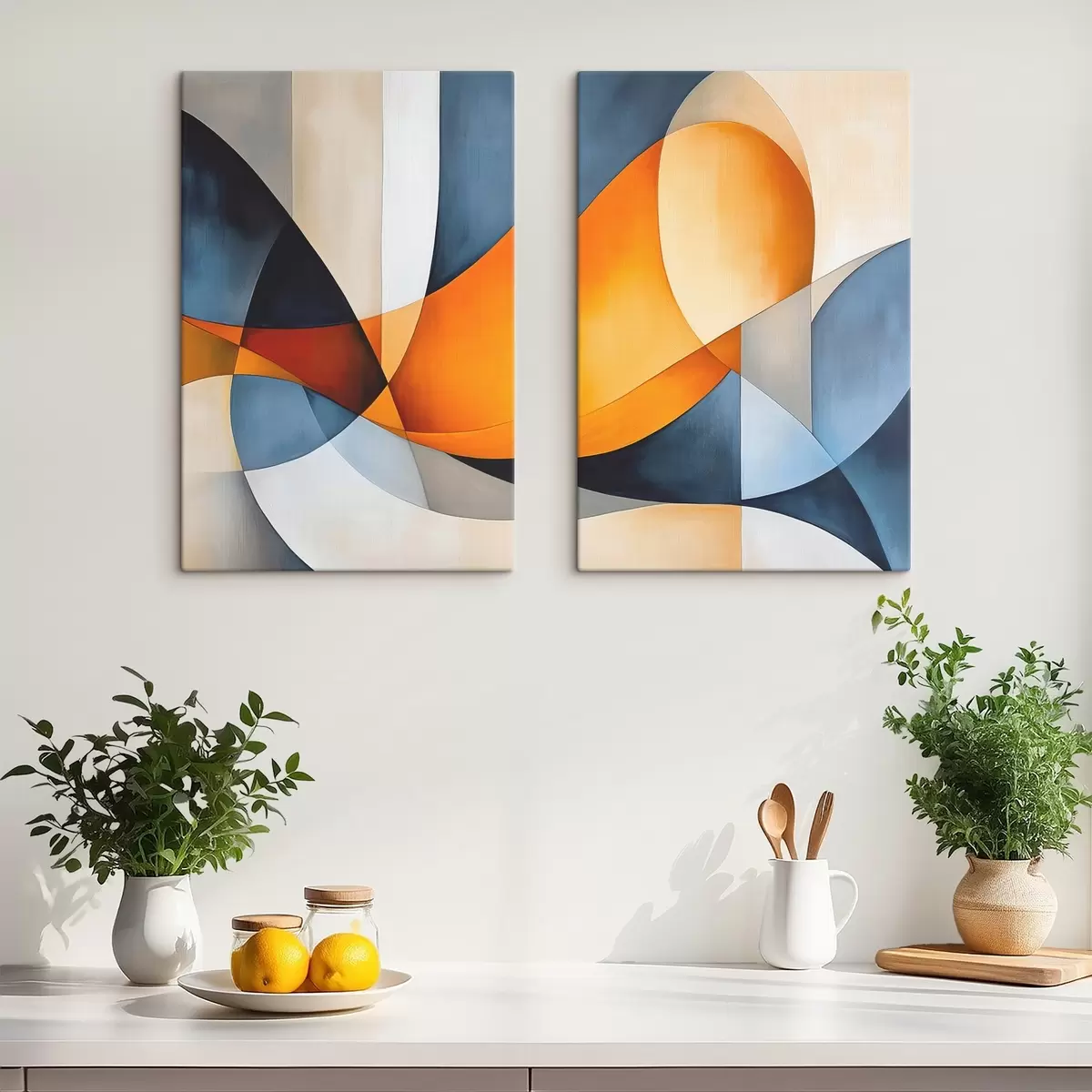 Fototapete Abstraktion mit geometrischen Formen m00540