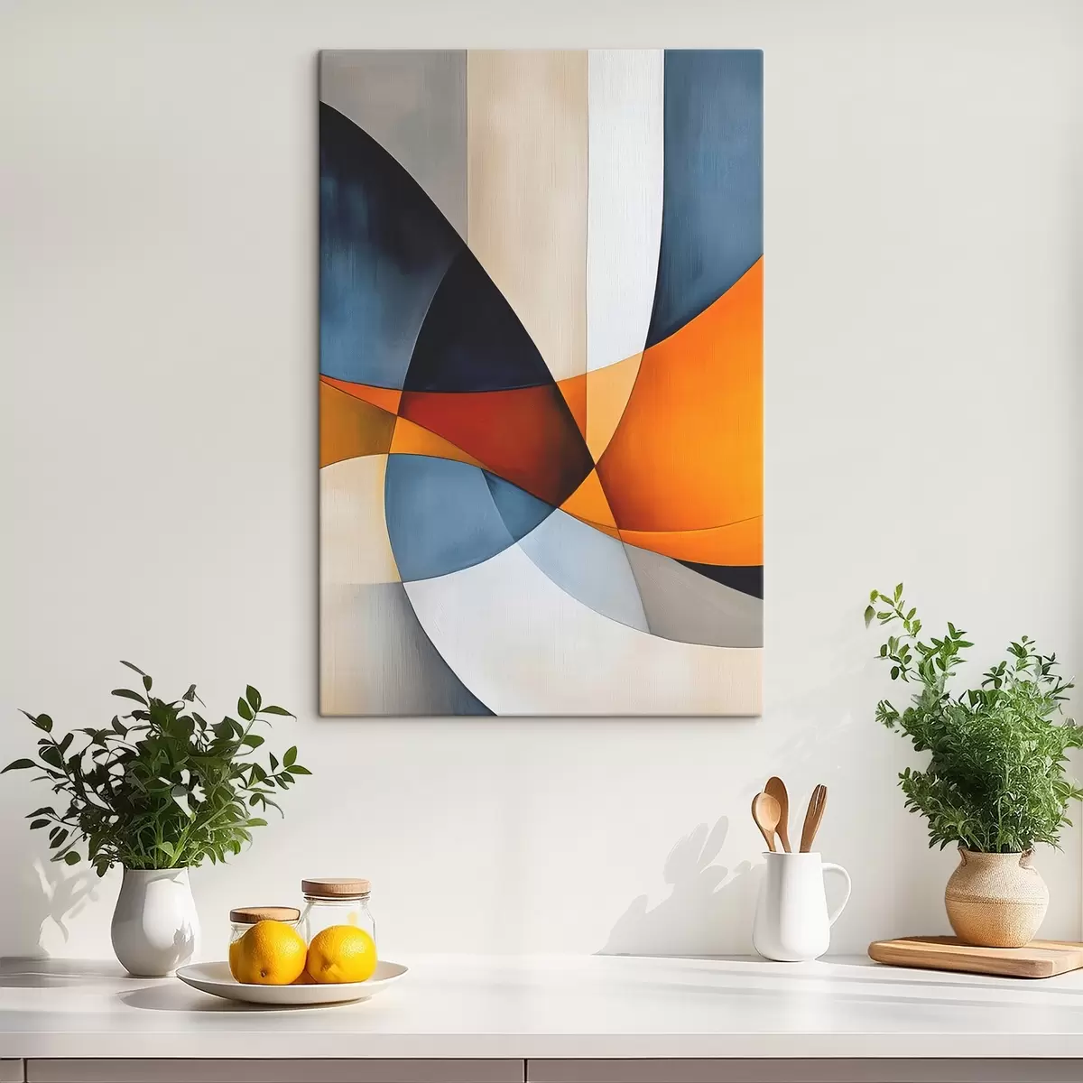 Fototapete Abstraktion mit geometrischen Formen s45201