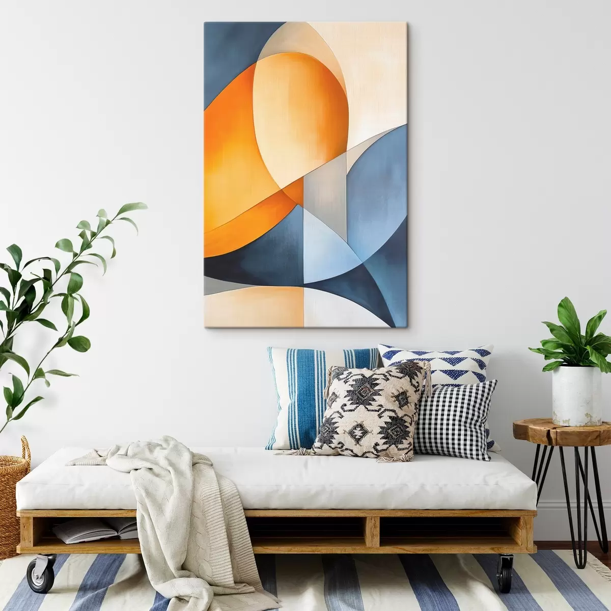 Fototapete Abstraktion mit geometrischen Formen s45202