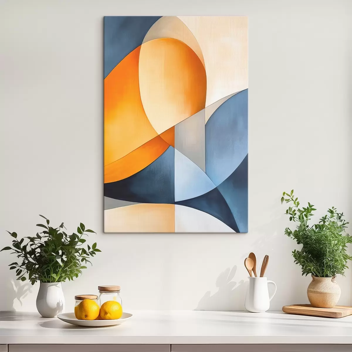 Fototapete Abstraktion mit geometrischen Formen s45202