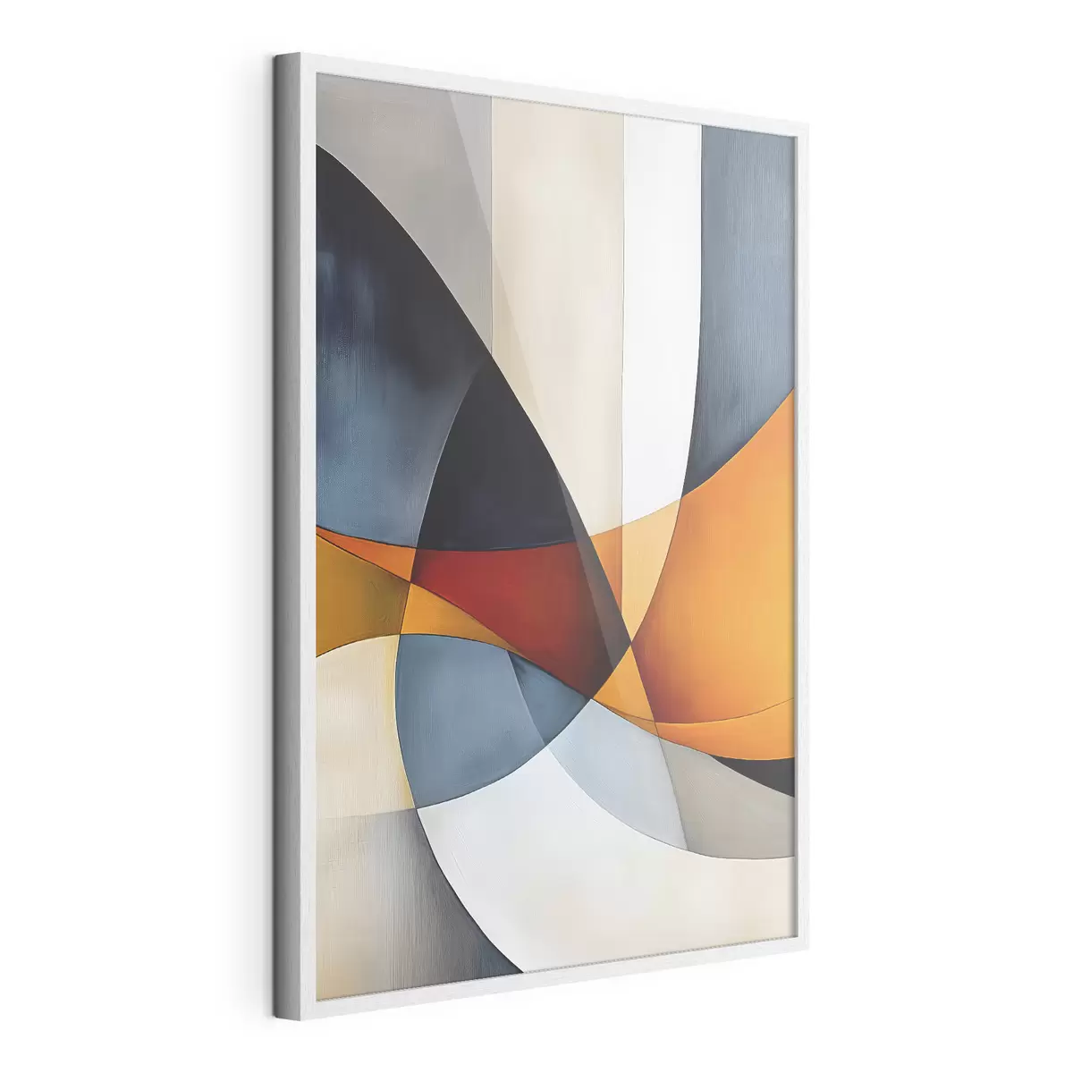 Poster Abstraktion mit geometrischen Formen f45201