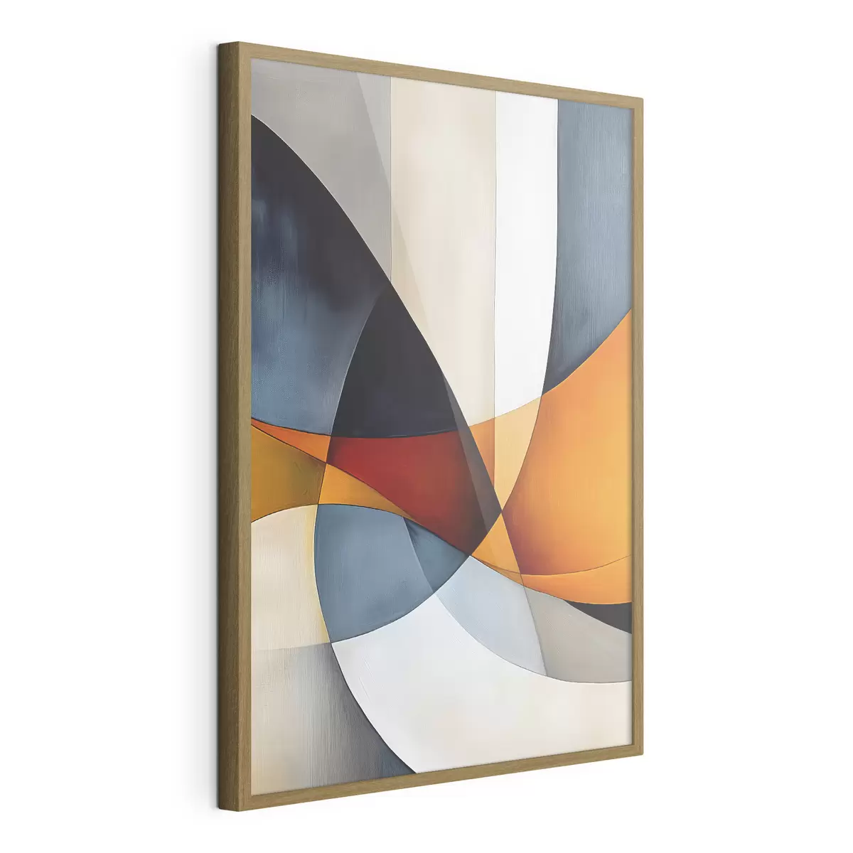 Poster Abstraktion mit geometrischen Formen f45201
