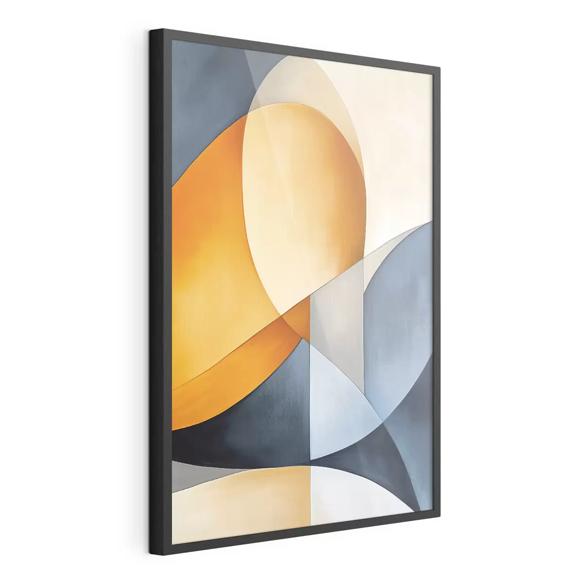 Poster Abstraktion mit geometrischen Formen f45202