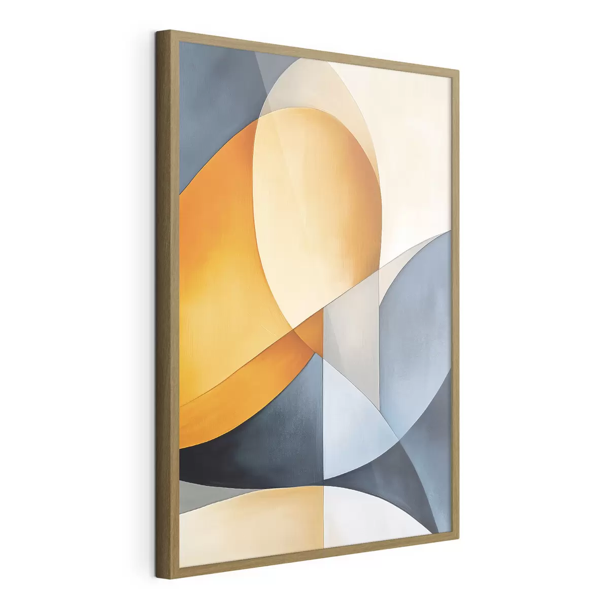 Poster Abstraktion mit geometrischen Formen f45202