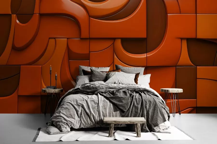 Fototapete Gemalte Reliefwand w04321v1