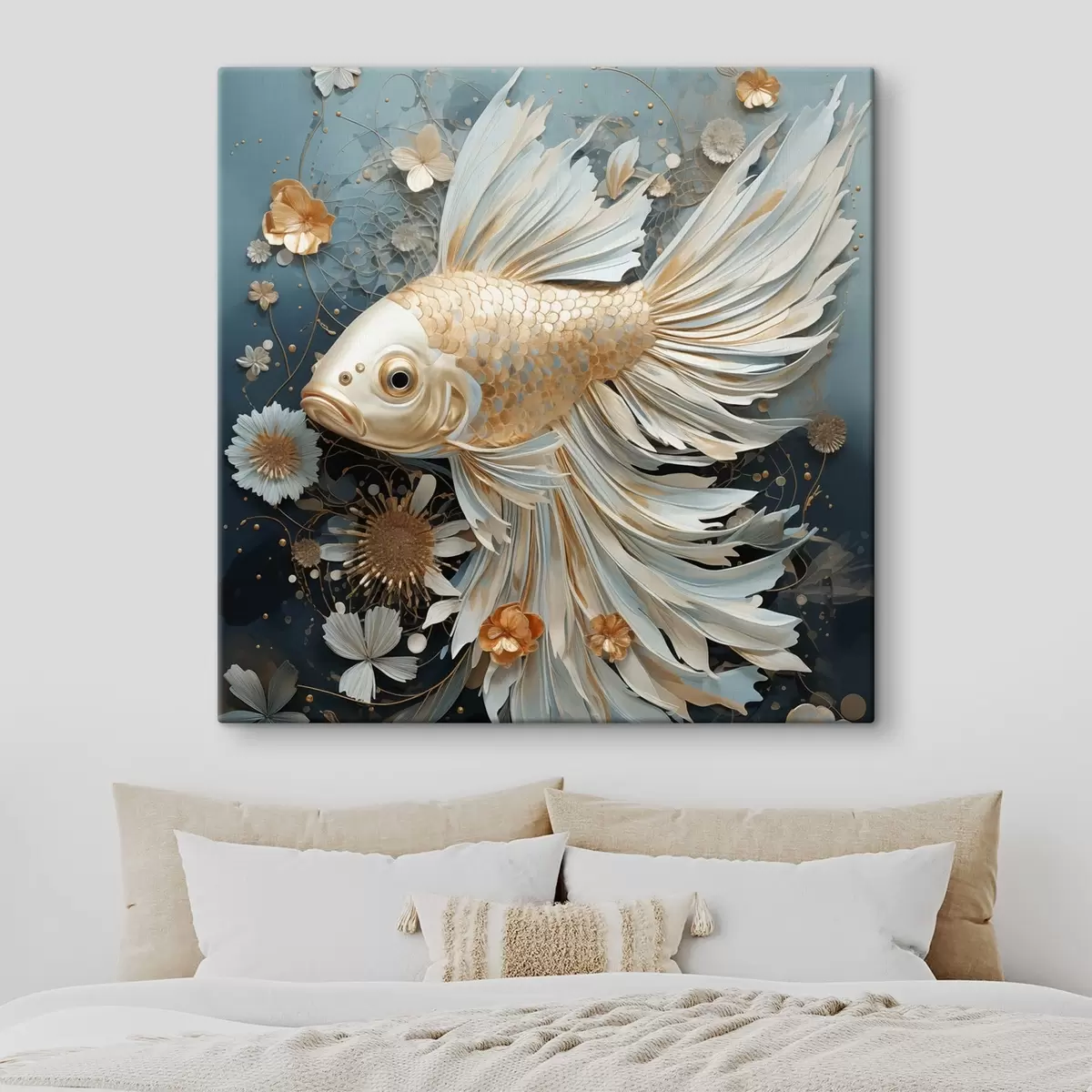Fototapete Ein prächtiger Fisch s44556