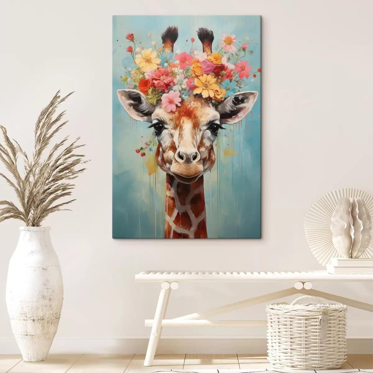 Fototapete Eine niedliche Giraffe s44557