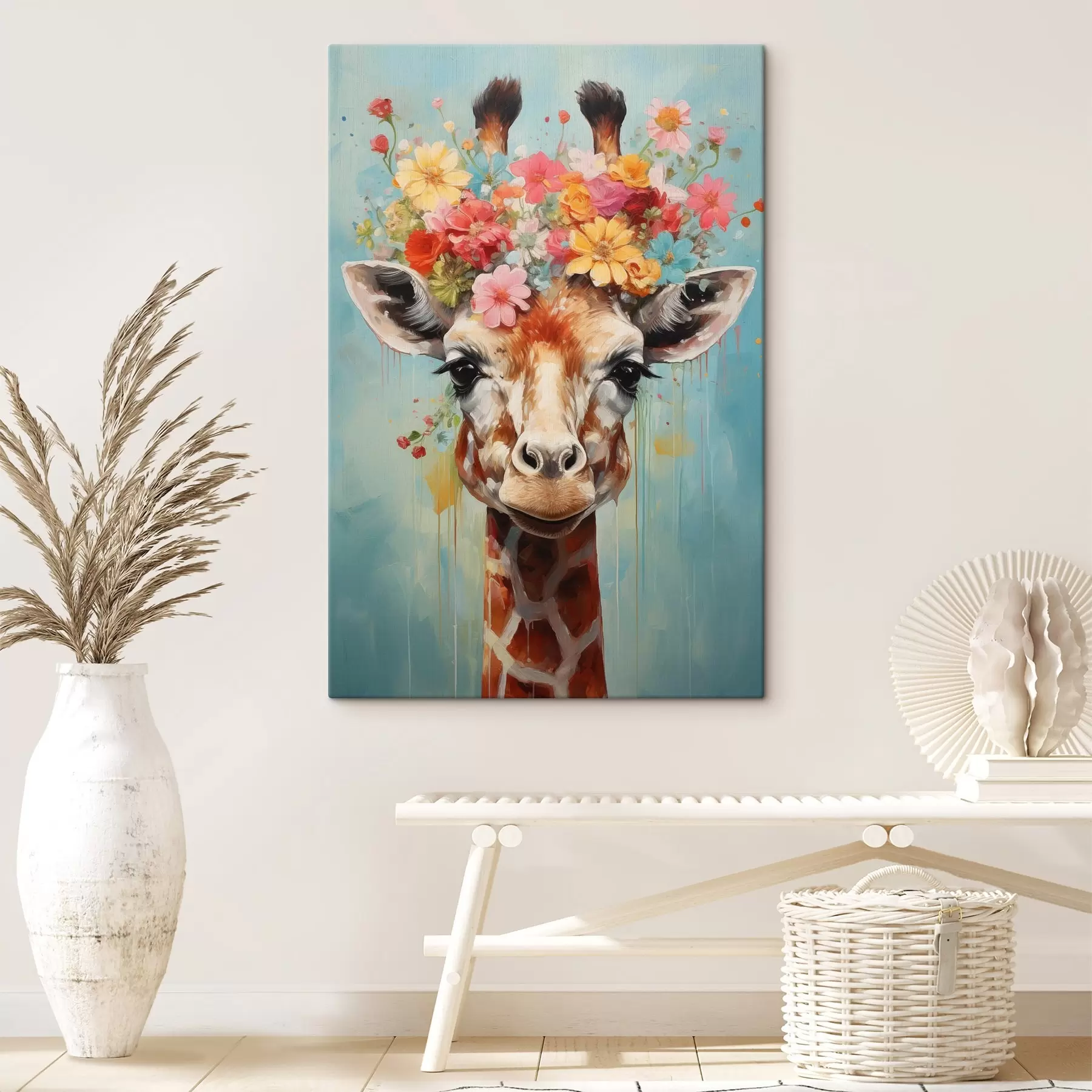 Fototapete Eine niedliche Giraffe s44557