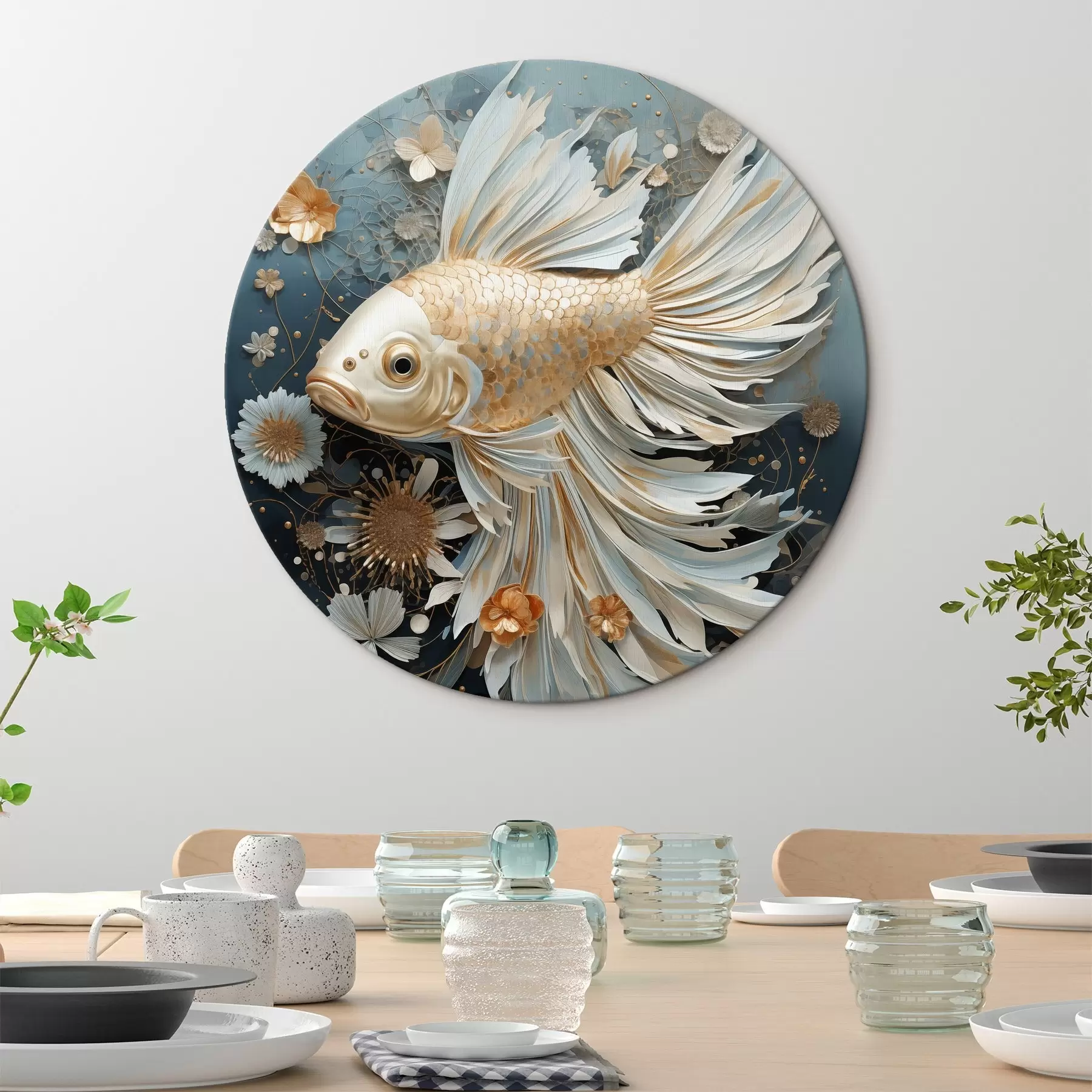 Fototapete Ein prächtiger Fisch r44556