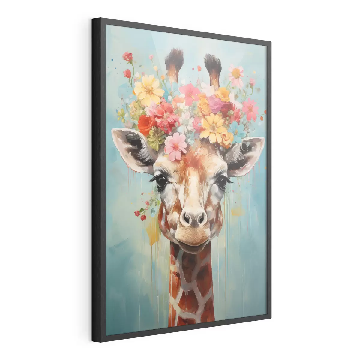 Poster Eine niedliche Giraffe f44557