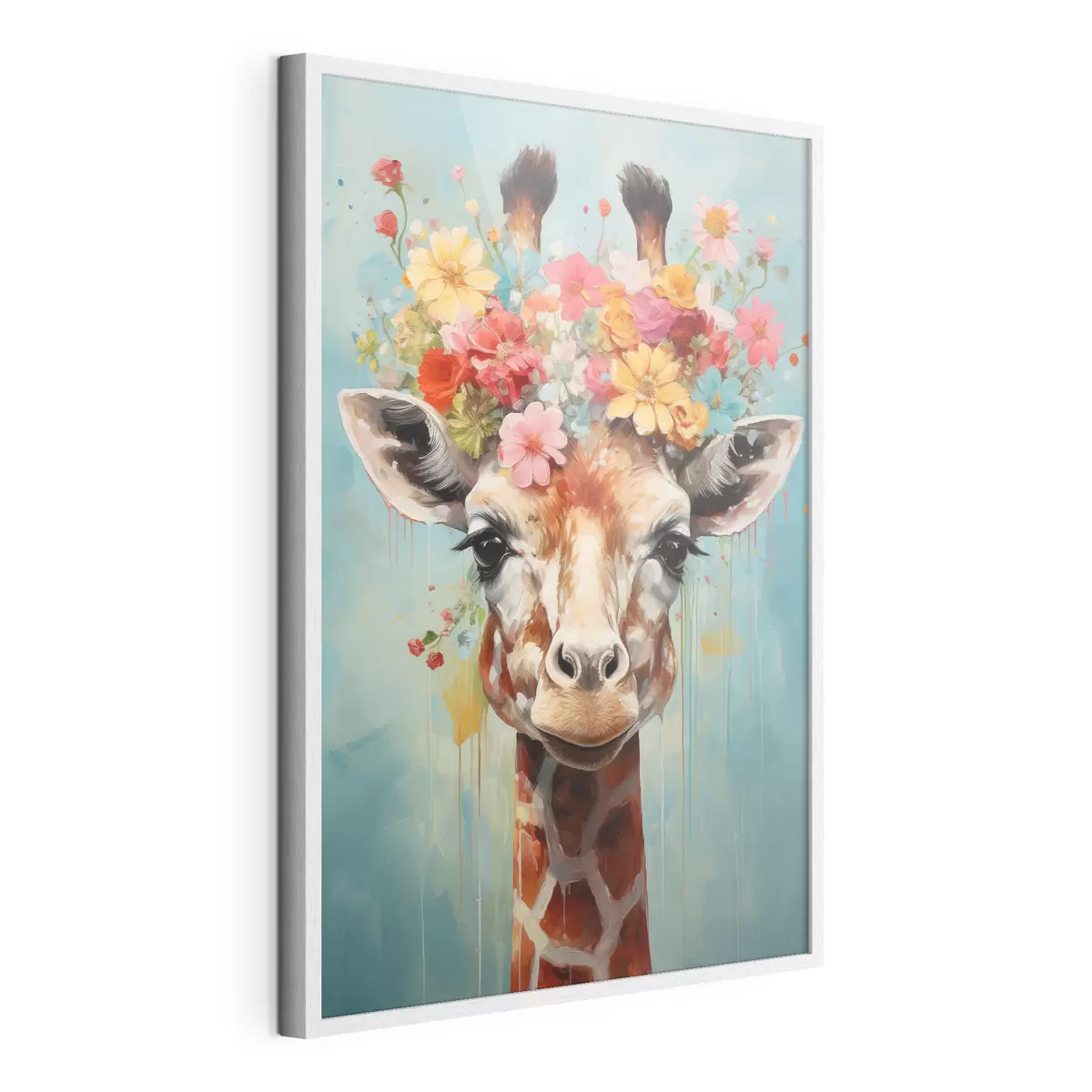 Poster Eine niedliche Giraffe f44557