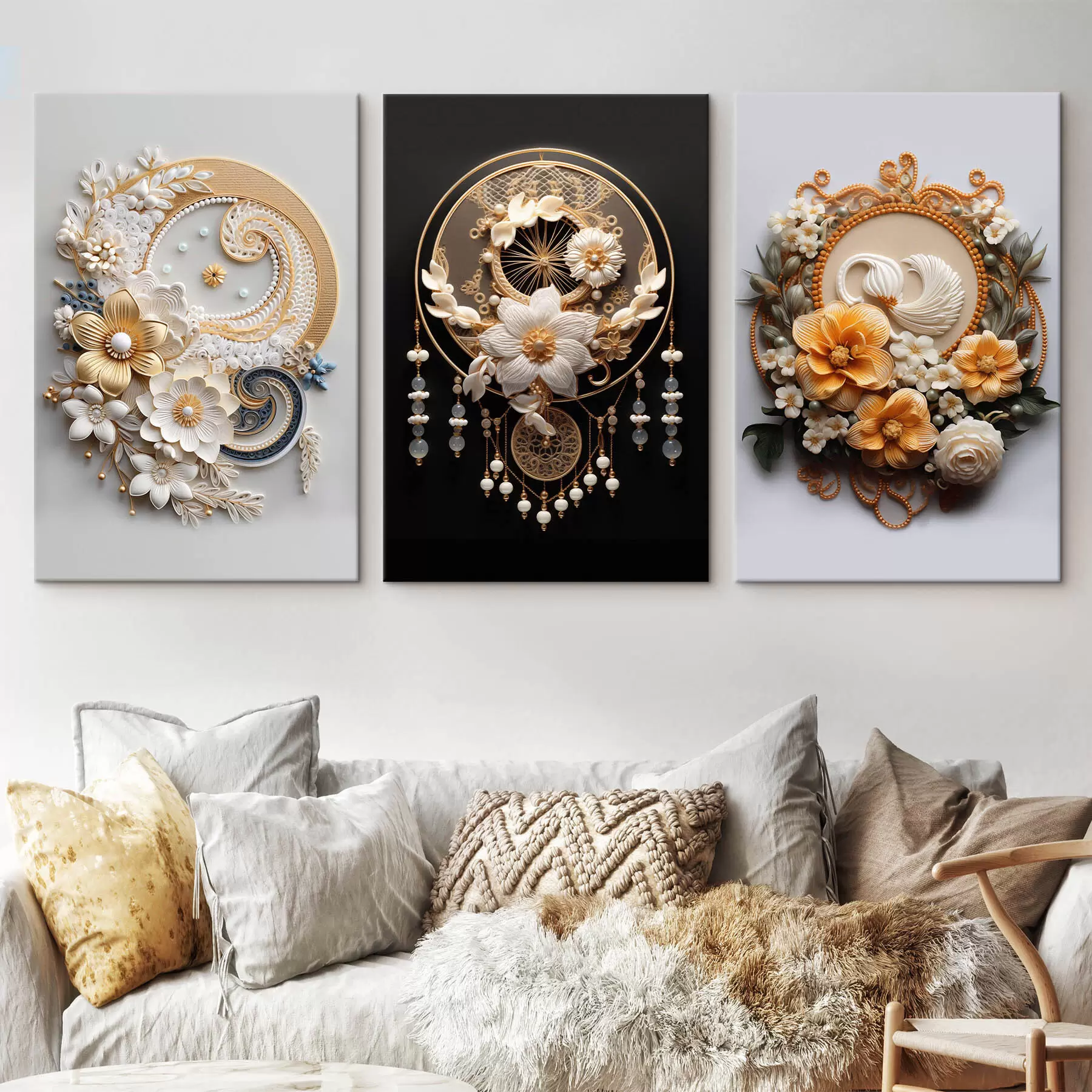 Fototapete Abstrakte Kompositionen von Blumen m00561