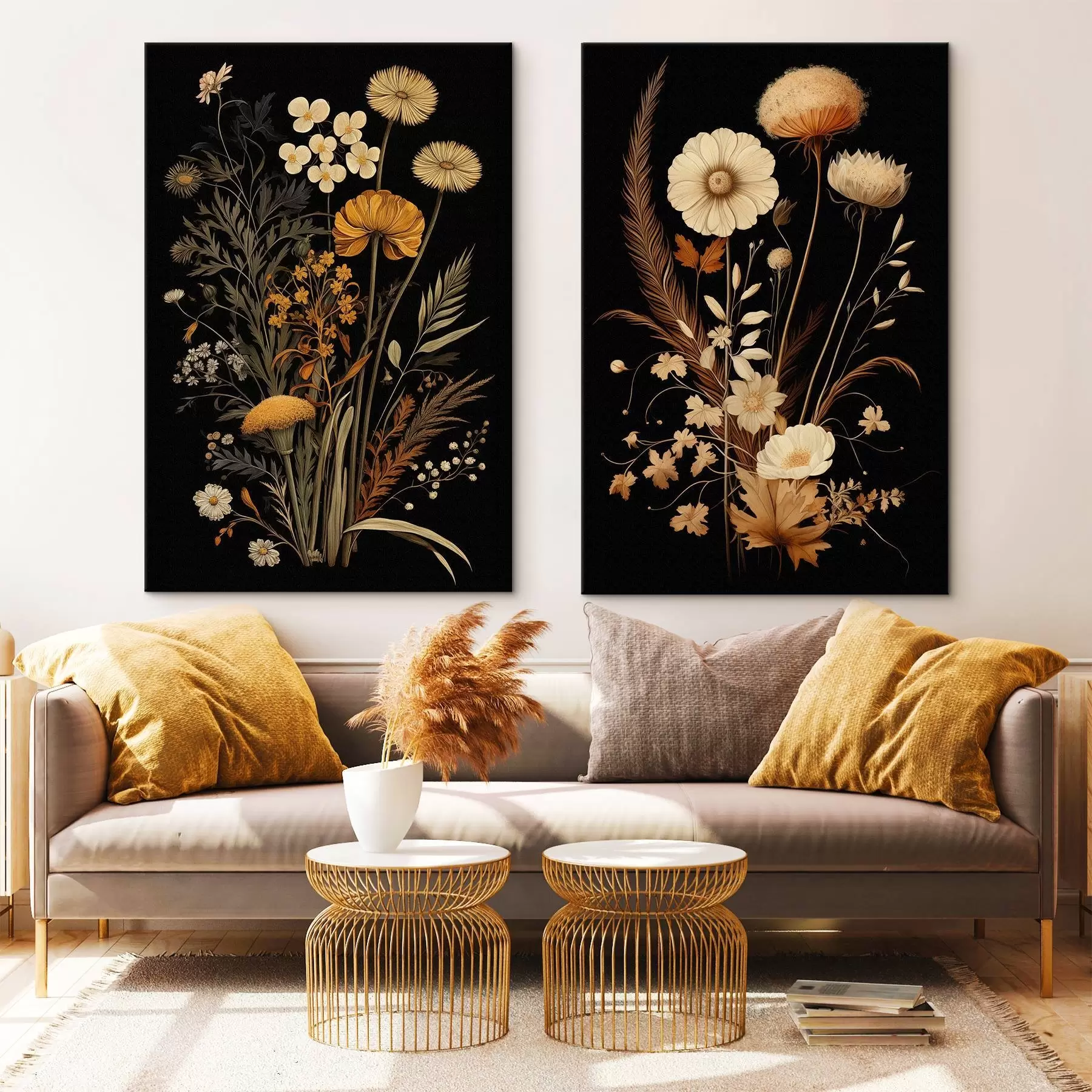 Fototapete Gotische Blumen m00552