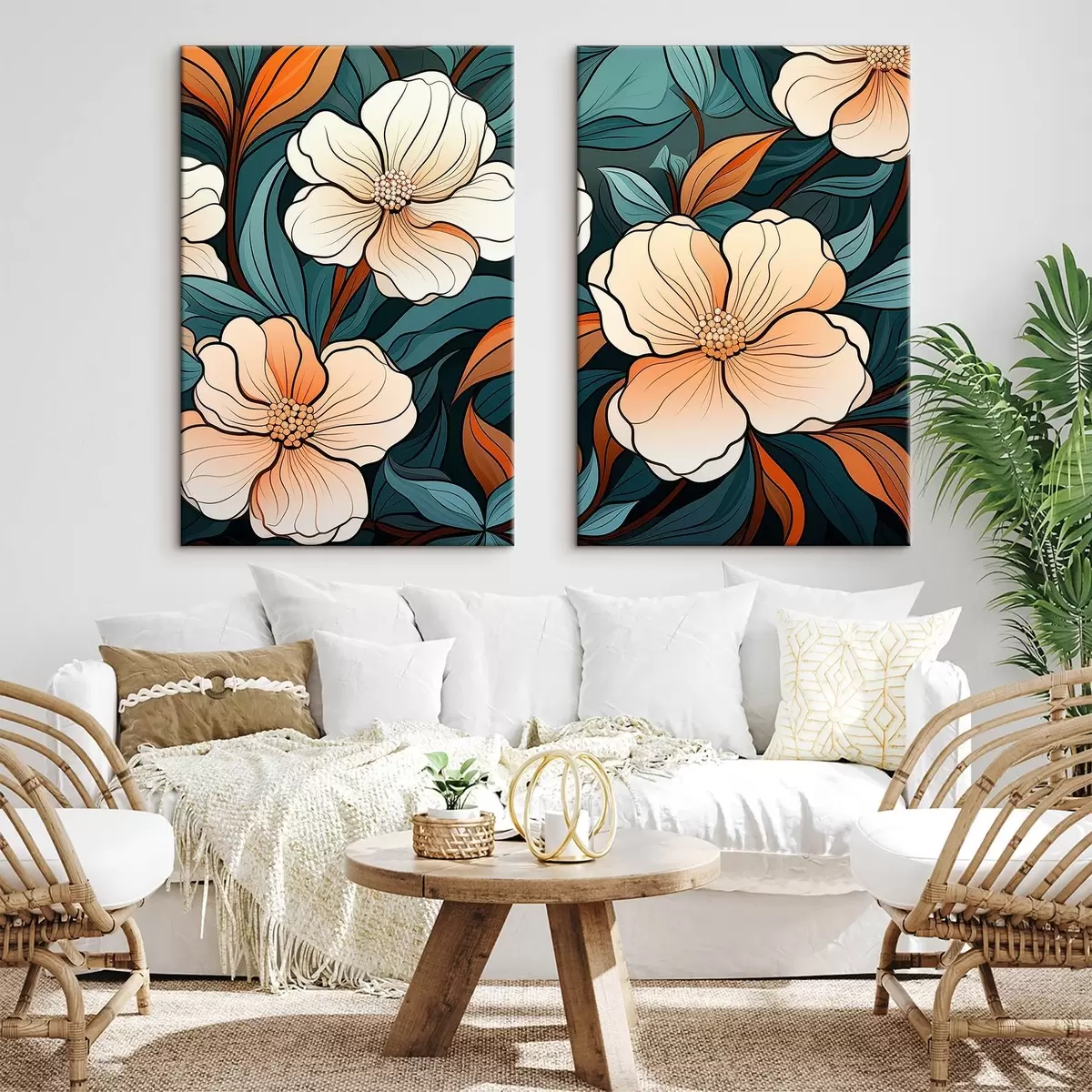 Fototapete Bunte Blumen m00554