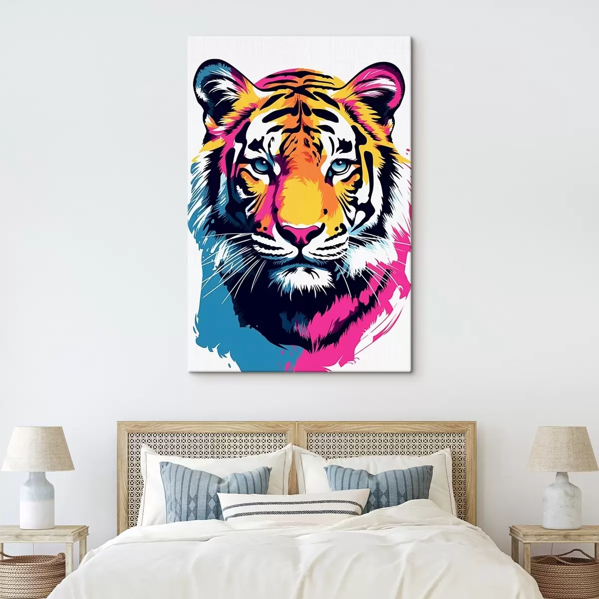 Fototapete Neon-Tiger s45278