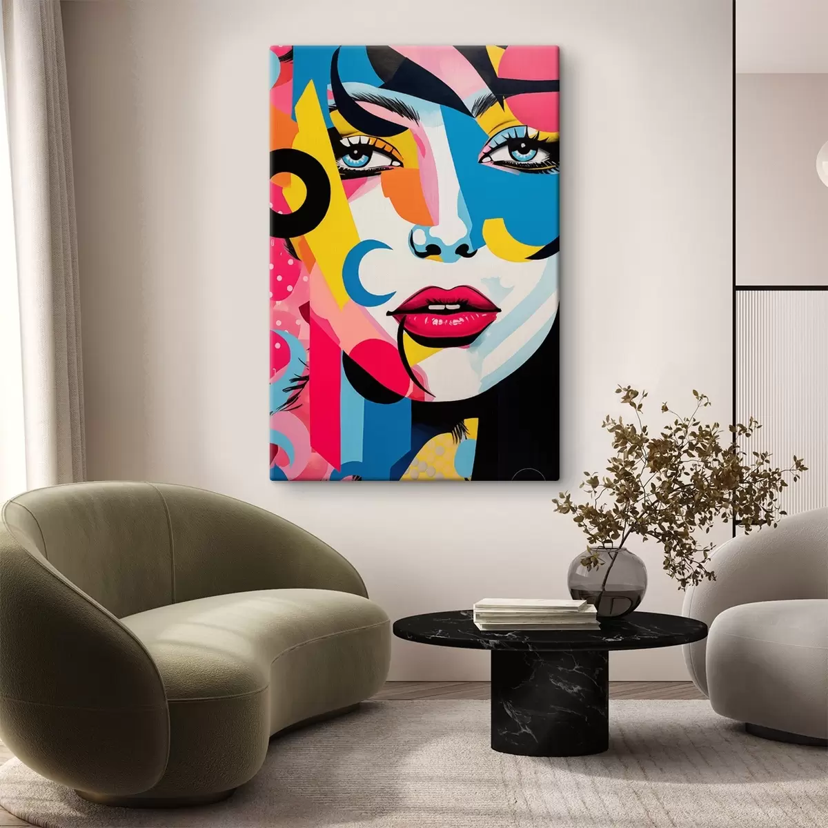 Fototapete Pop-Art-Blick s45283